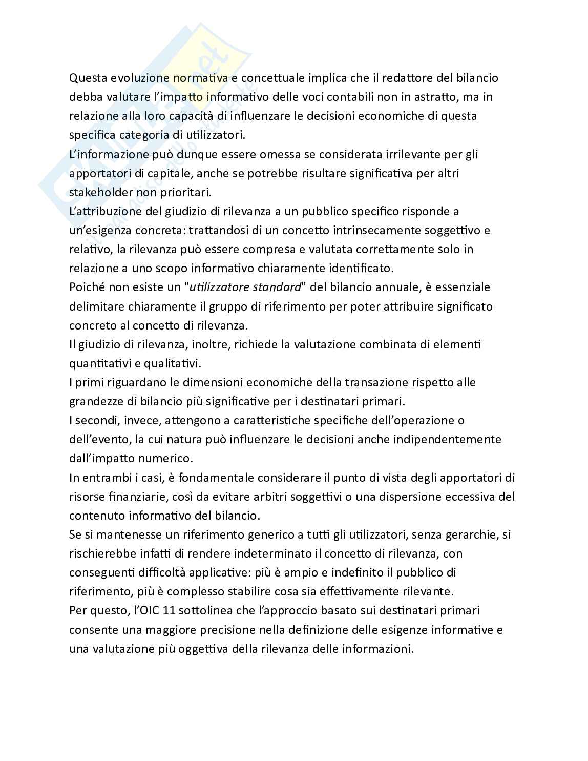 Bilancio e analisi economico-finanziaria - Teoria, parte 1 - Le norme e i principi che regolano il bilancio Pag. 56