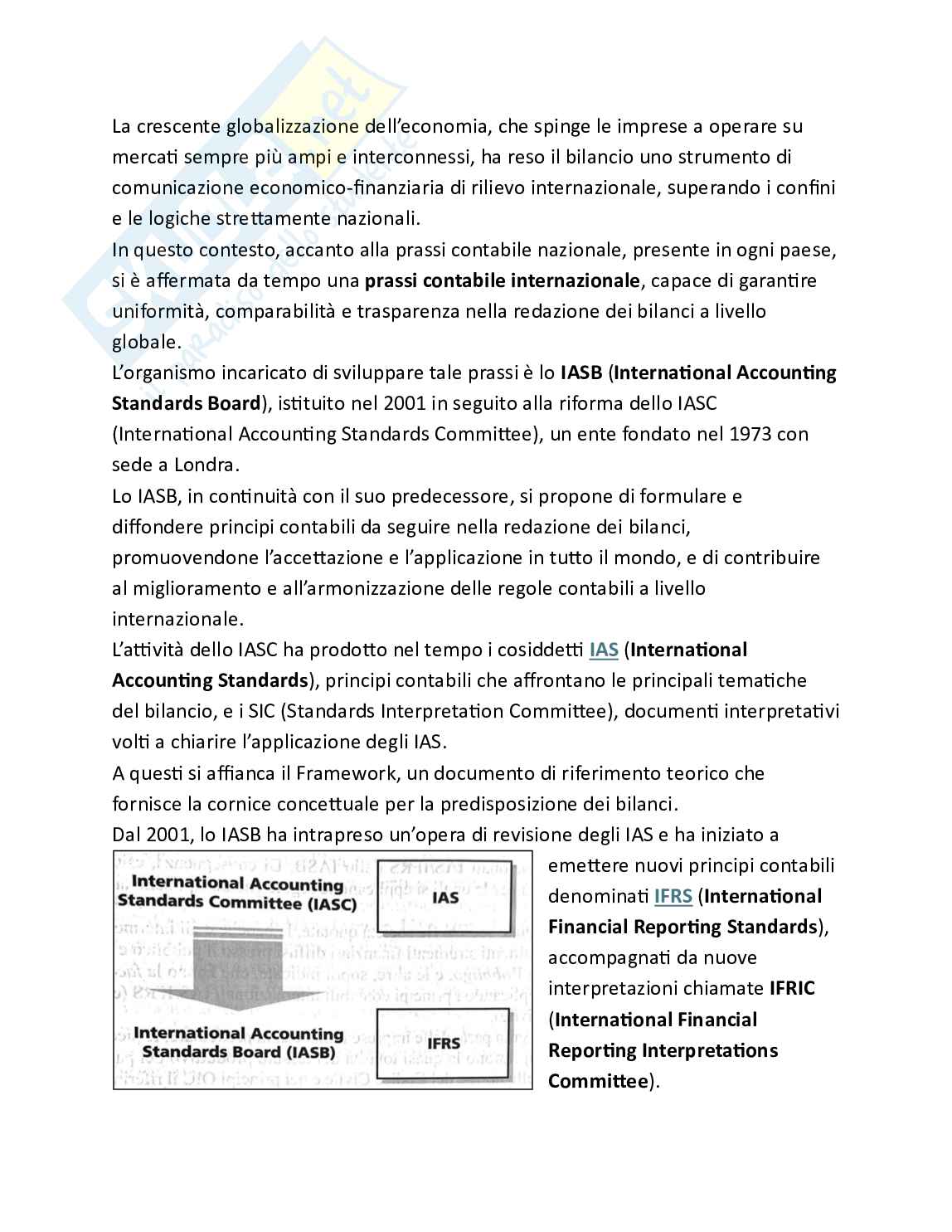 Bilancio e analisi economico-finanziaria - Teoria, parte 1 - Le norme e i principi che regolano il bilancio Pag. 6