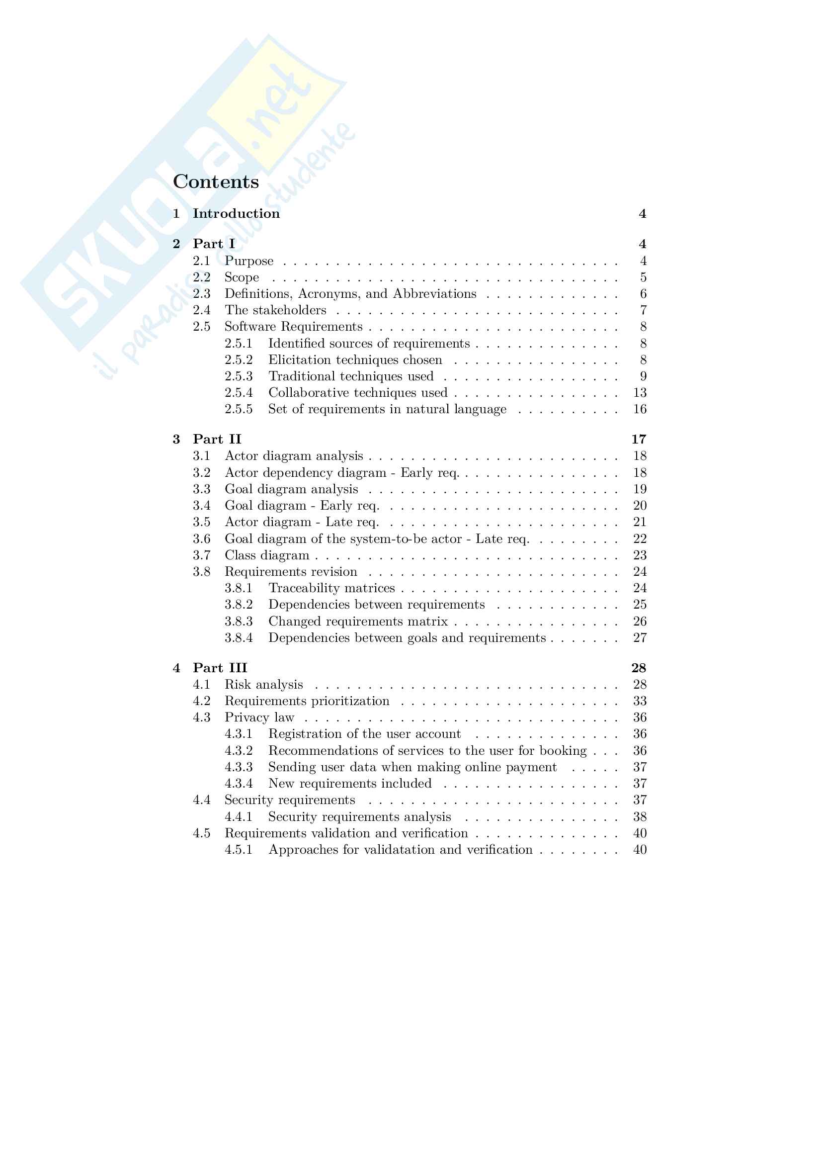 Progetto finale corso Requirements Engineering Pag. 2
