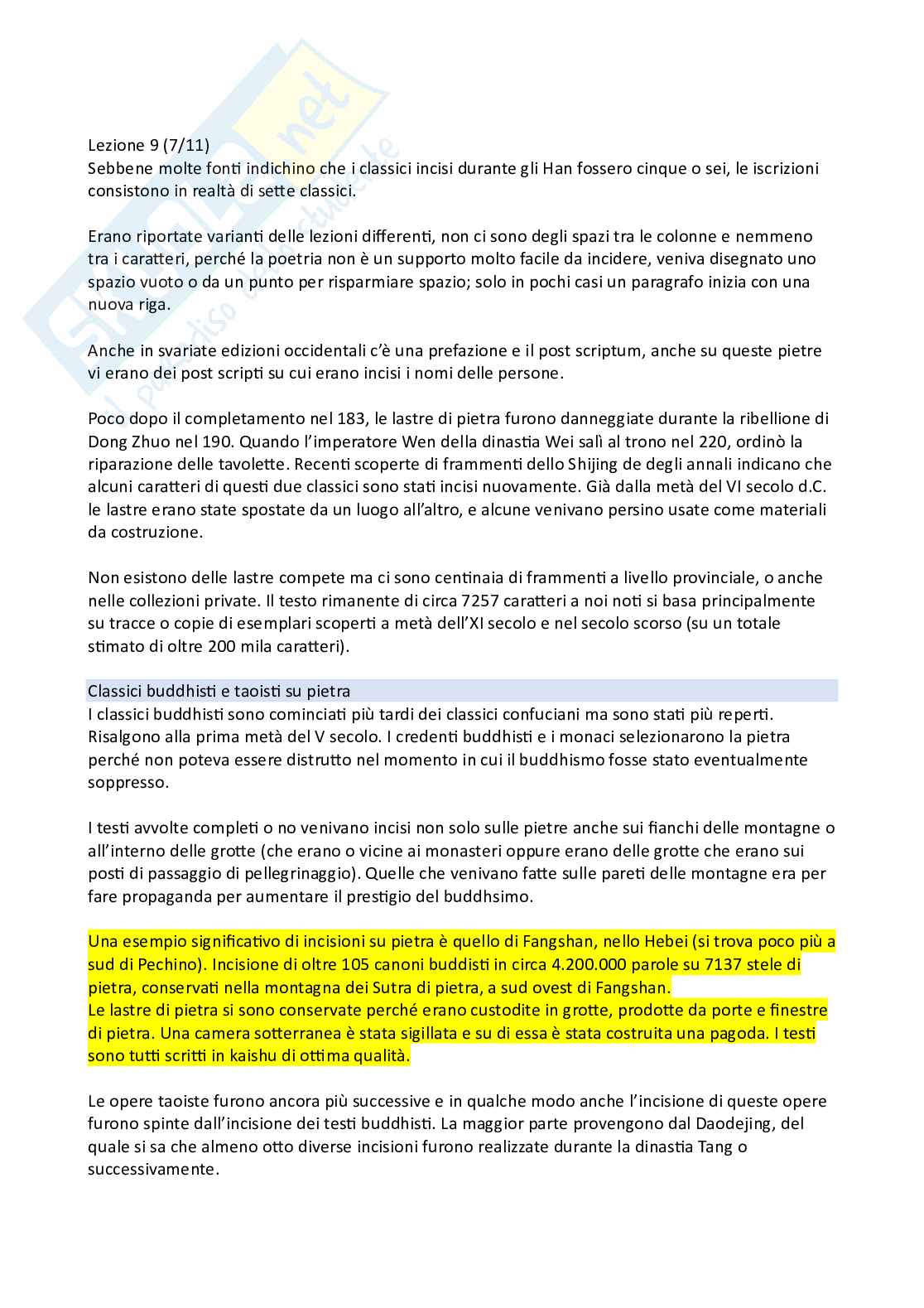 Appunti del corso di Sinologia a.a 2023/2024 Pag. 31