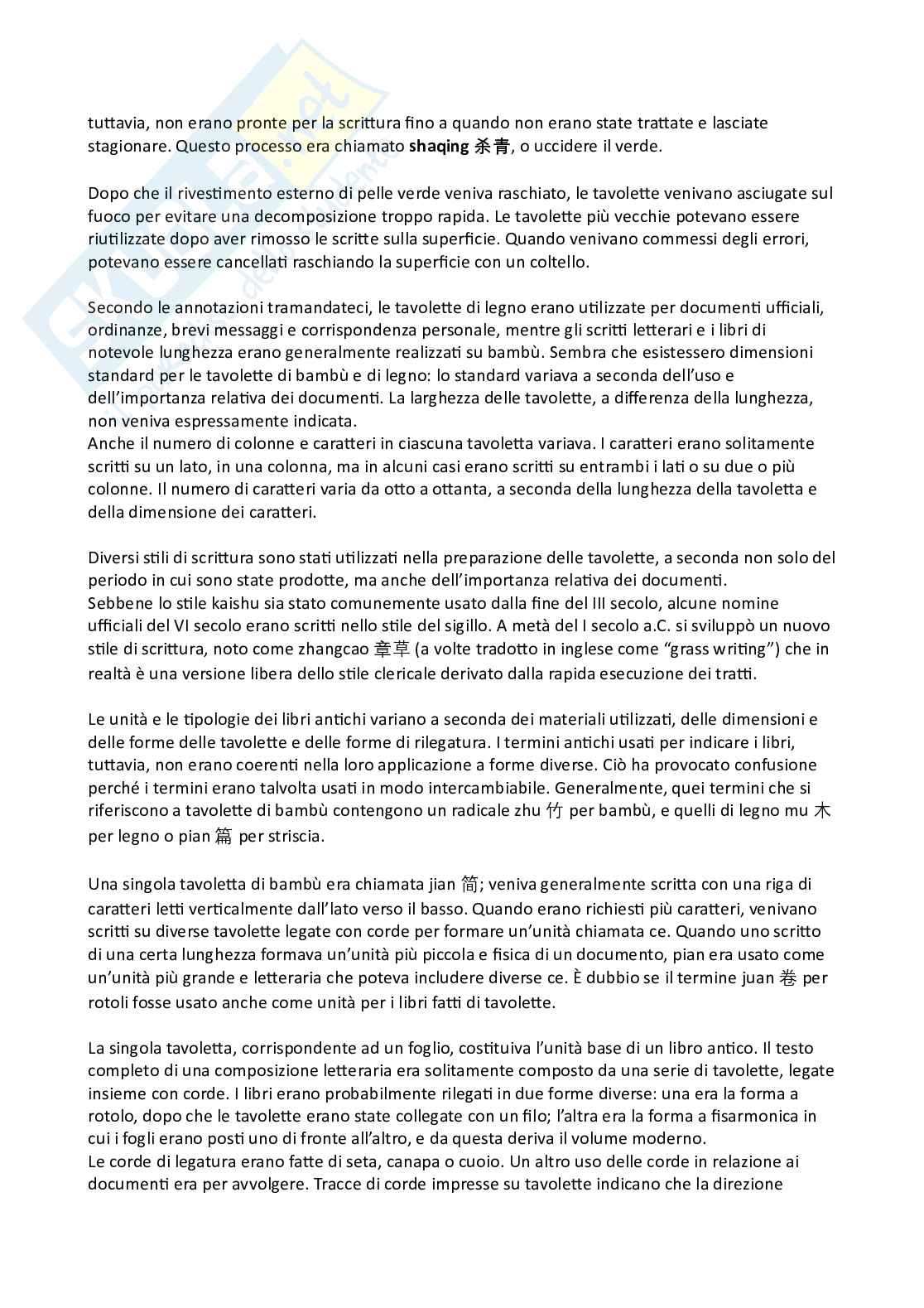 Appunti del corso di Sinologia a.a 2023/2024 Pag. 36