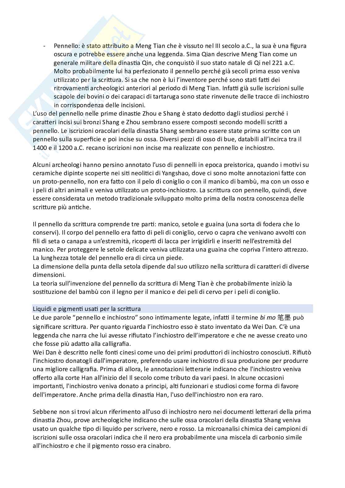 Appunti del corso di Sinologia a.a 2023/2024 Pag. 46