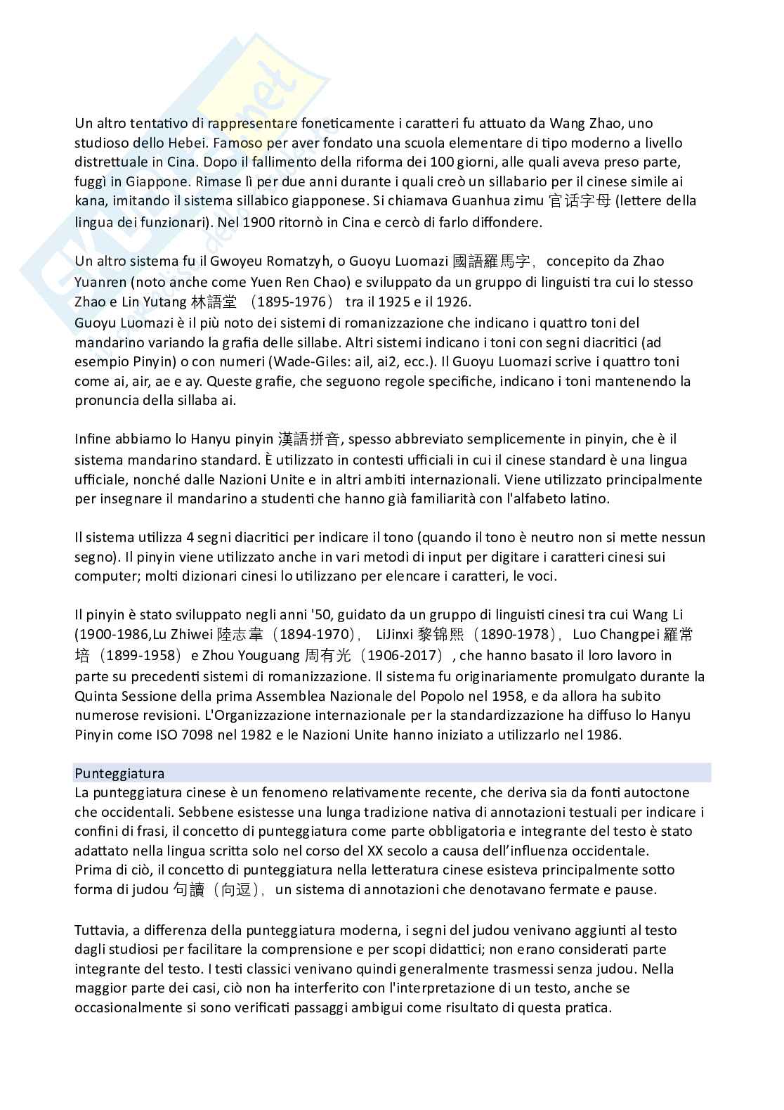 Appunti del corso di Sinologia a.a 2023/2024 Pag. 61