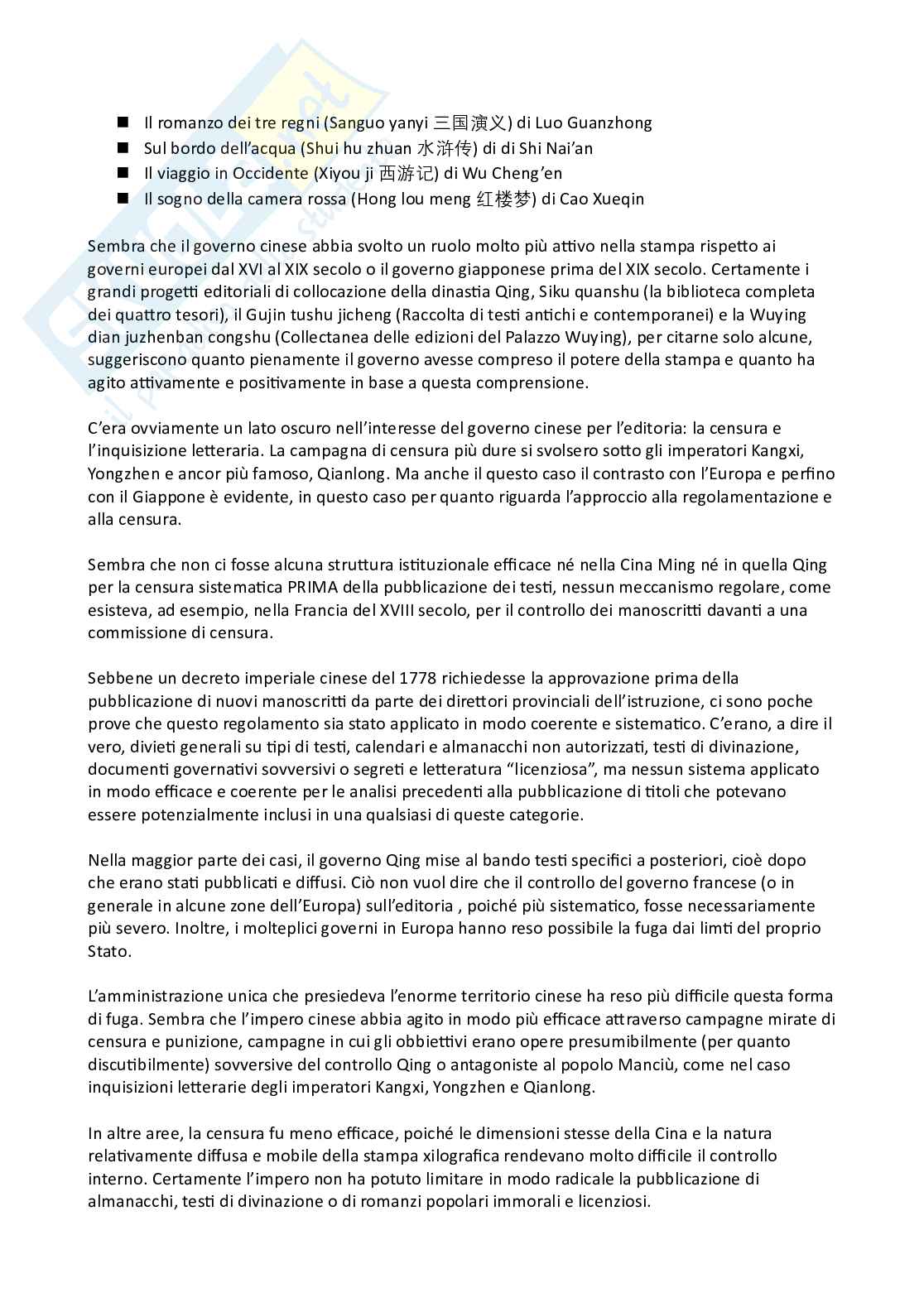 Appunti del corso di Sinologia a.a 2023/2024 Pag. 81
