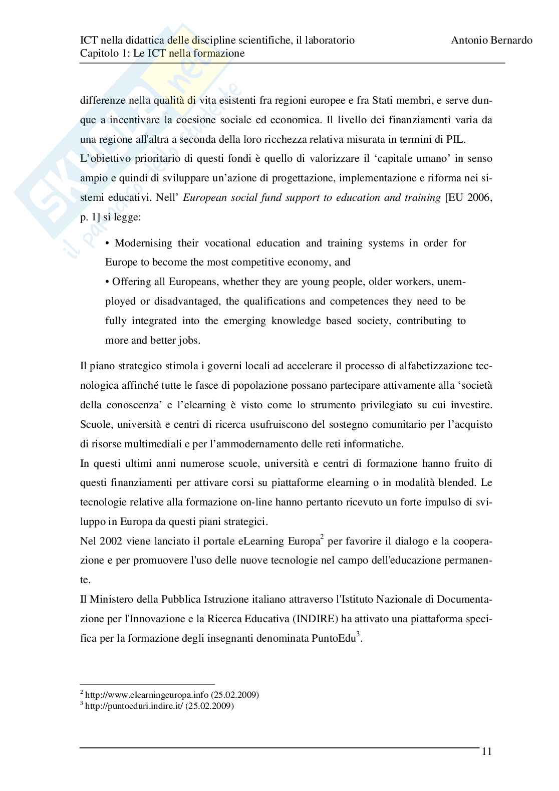 Tecnologie informatiche nella didattica delle discipline scientifiche Pag. 11