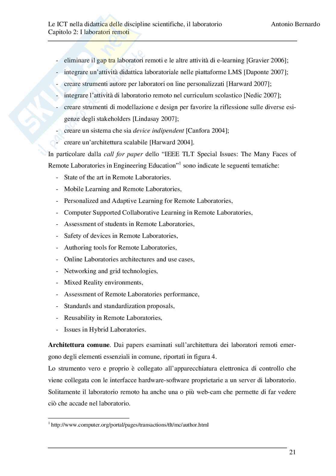 Tecnologie informatiche nella didattica delle discipline scientifiche Pag. 21