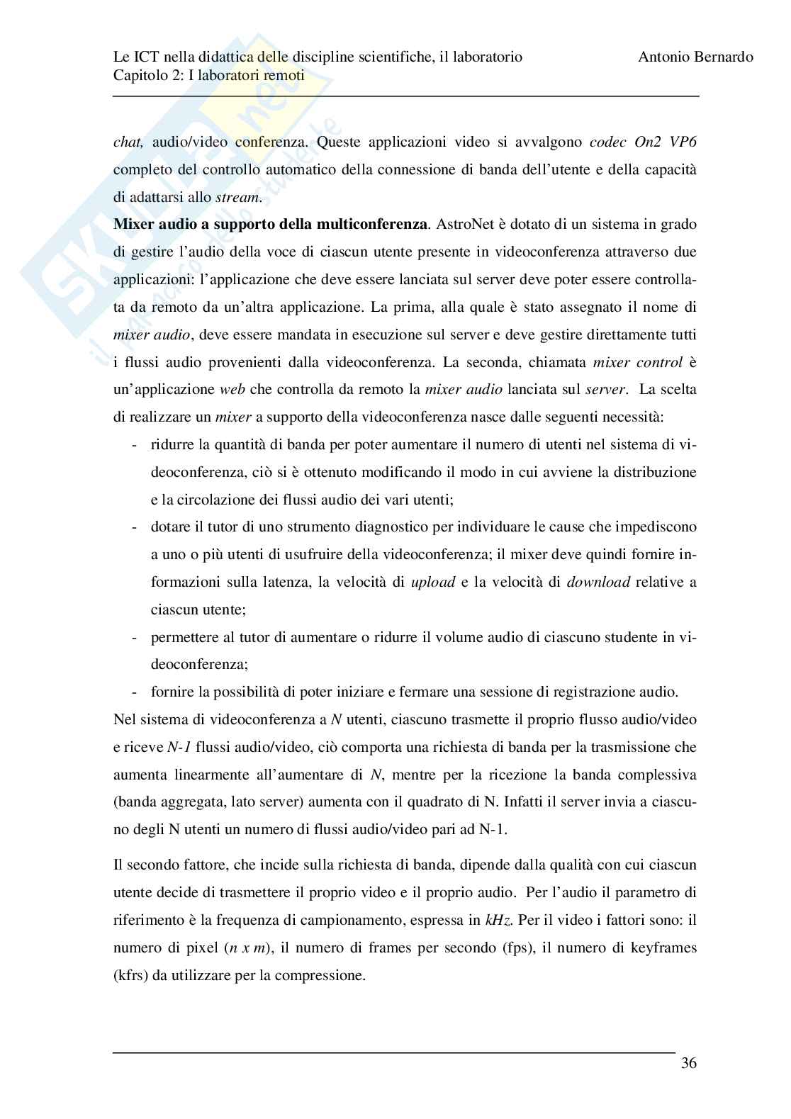 Tecnologie informatiche nella didattica delle discipline scientifiche Pag. 36