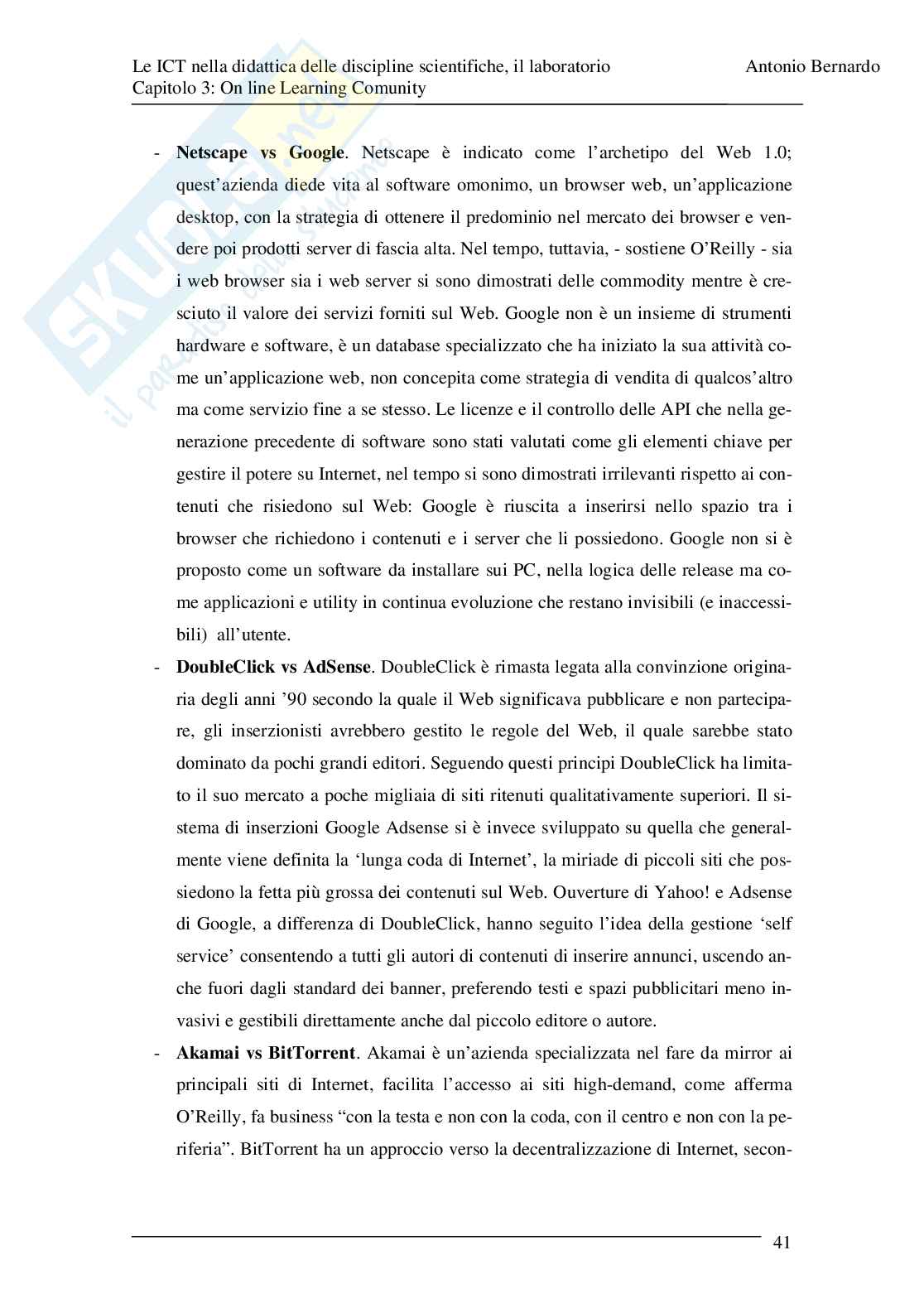 Tecnologie informatiche nella didattica delle discipline scientifiche Pag. 41