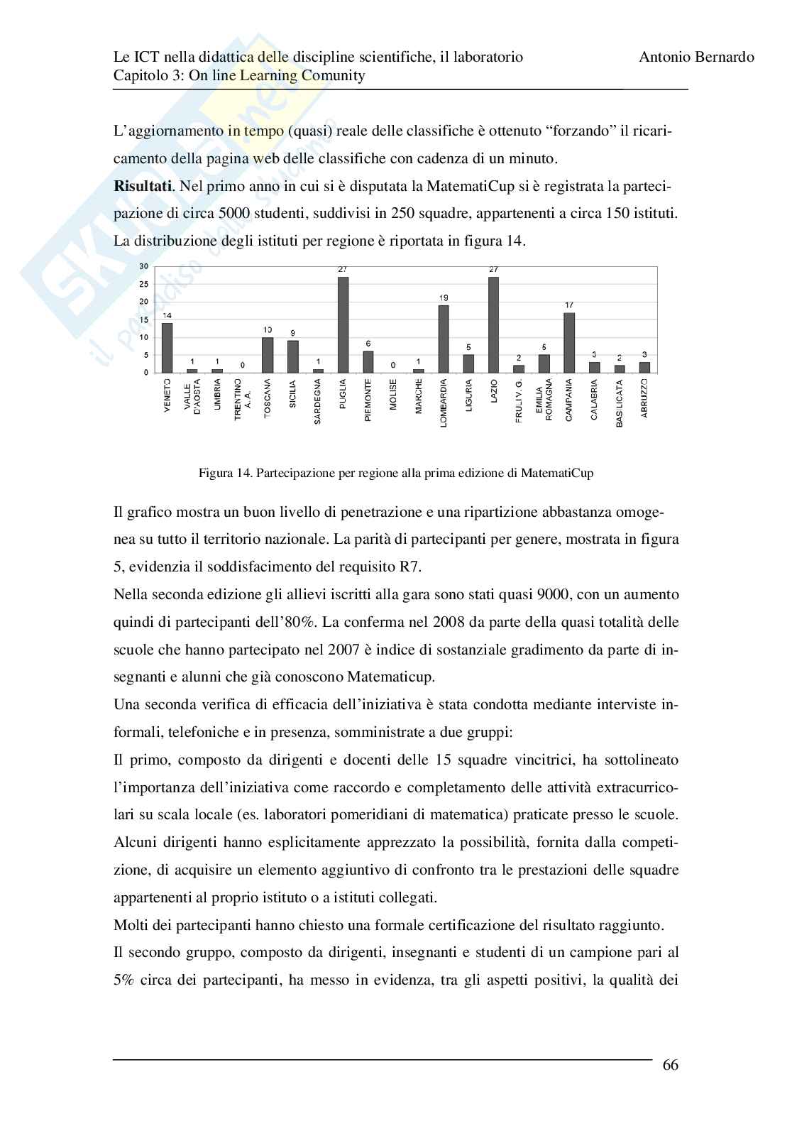 Tecnologie informatiche nella didattica delle discipline scientifiche Pag. 66
