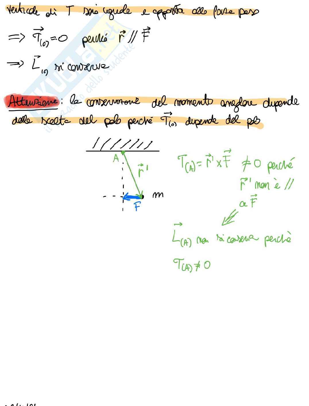 Appunti Fisica generale, I semestre - prima parte Pag. 106