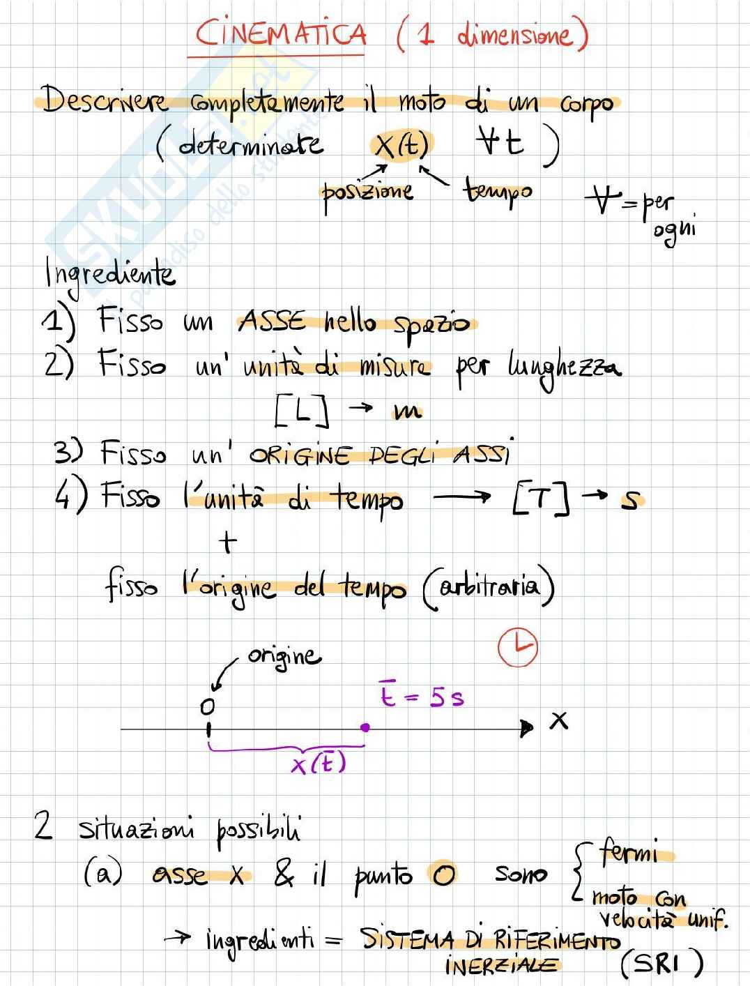 Appunti Fisica generale, I semestre - prima parte Pag. 2