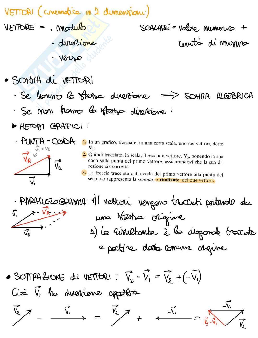 Appunti Fisica generale, I semestre - prima parte Pag. 26