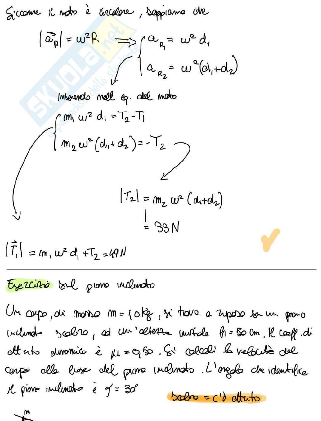 Appunti Fisica generale, I semestre - prima parte Pag. 46