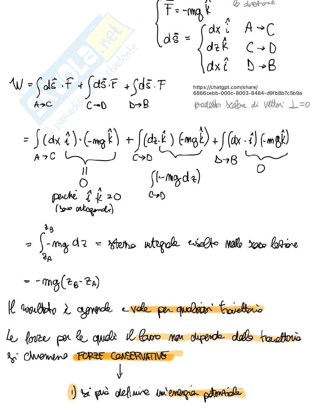 Appunti Fisica generale, I semestre - prima parte Pag. 51