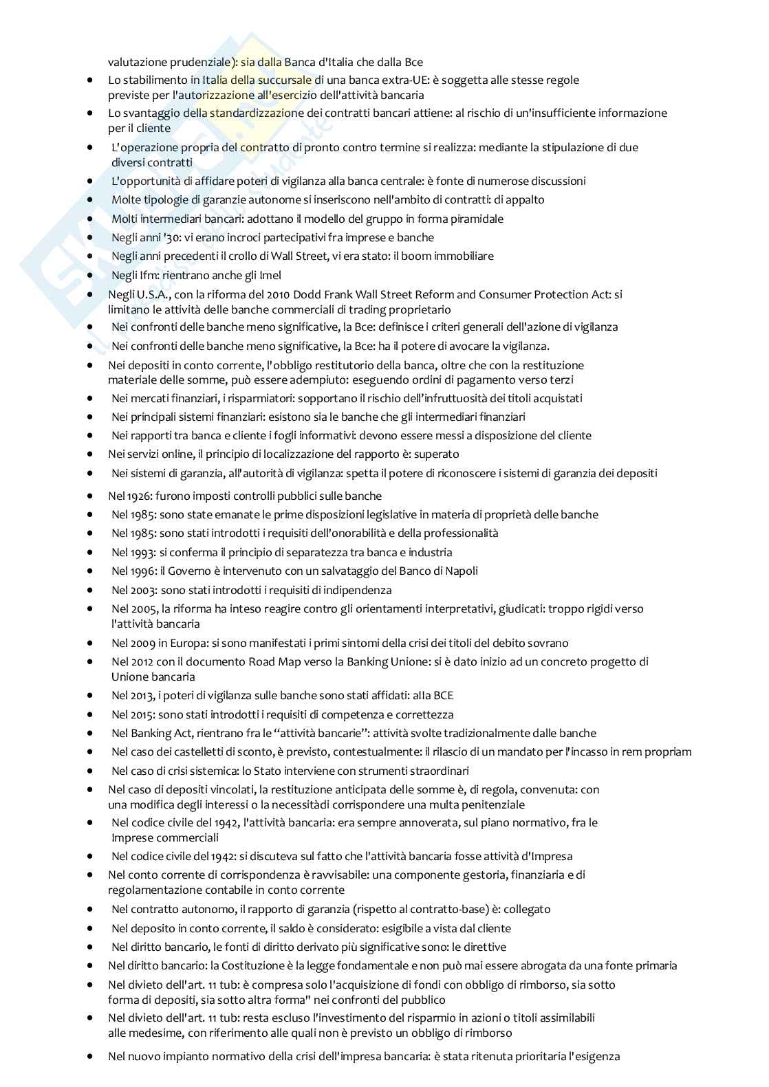 Paniere nuovo completo Diritto bancario 2026, corretto e aggiornato Pag. 21