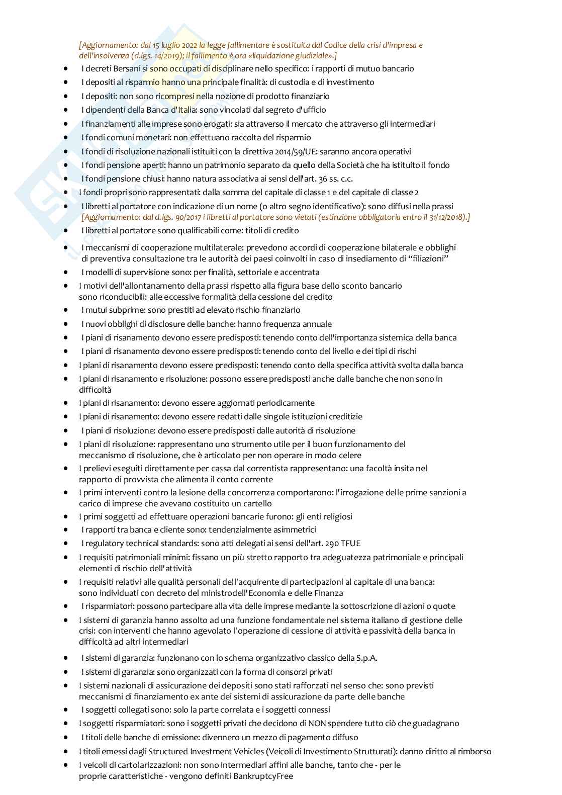 Paniere nuovo completo Diritto bancario 2026, corretto e aggiornato Pag. 6