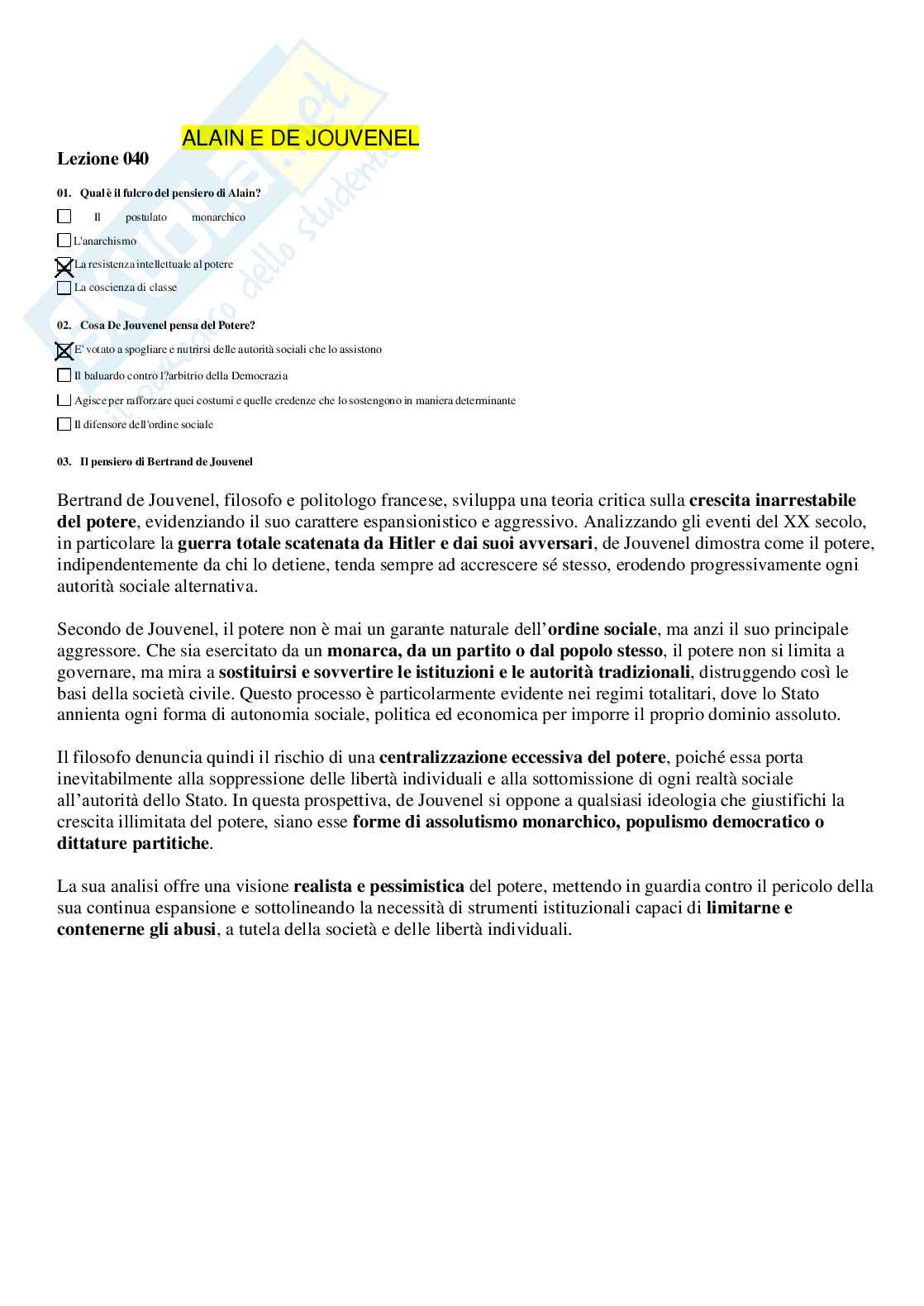 Risposte domande chiuse e aperte Storia delle dottrine politiche aggiornate 2025 Pag. 51