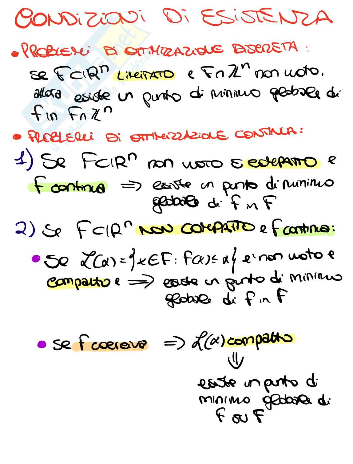Schemi riassuntivi di Ricerca operativa Pag. 1