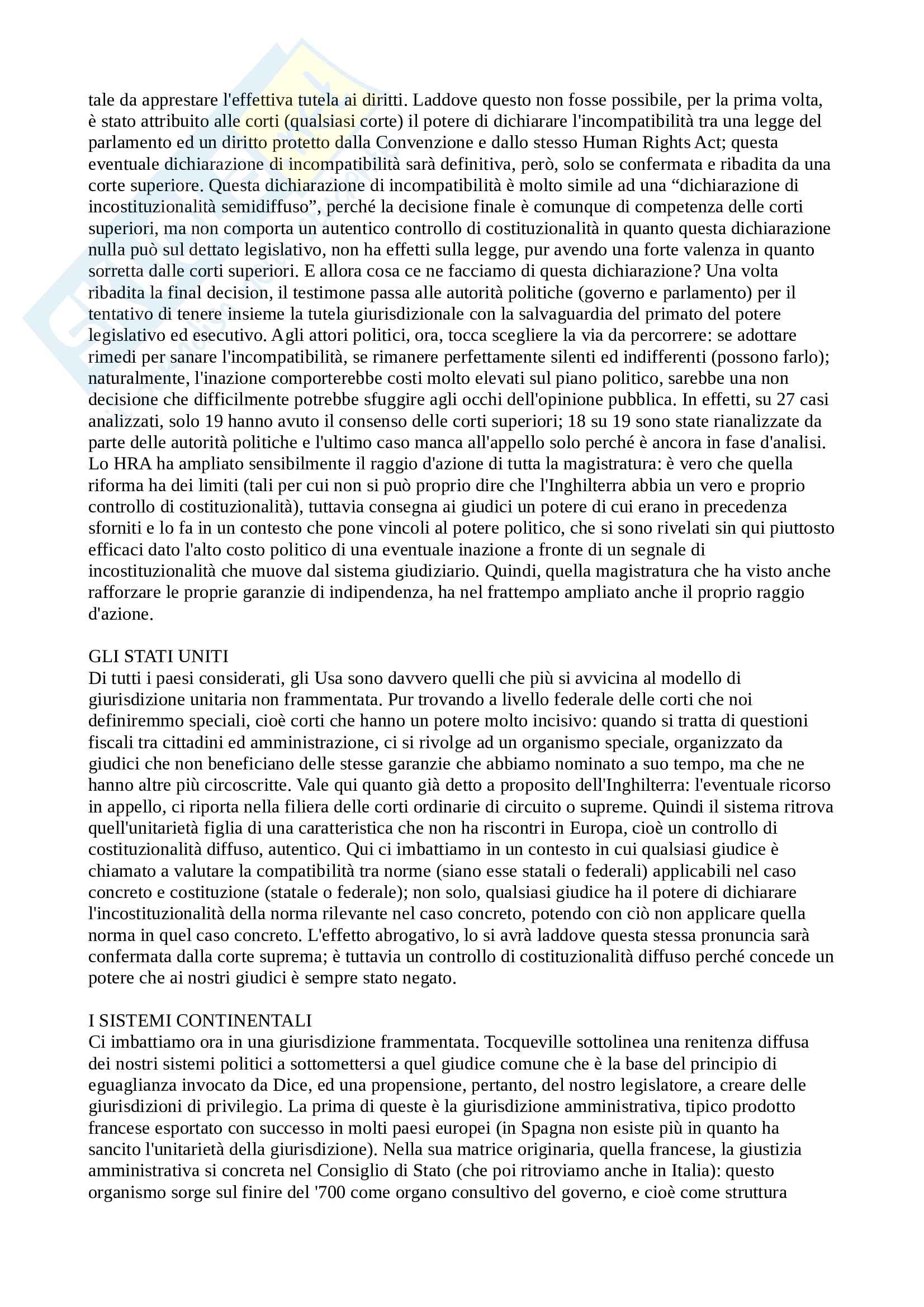 Sistemi giuridici comparati - Appunti Pag. 26