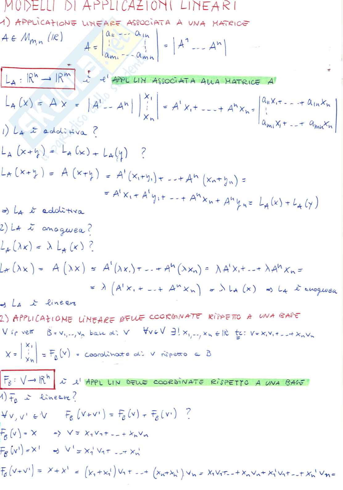 Appunti di Geometria Pag. 46