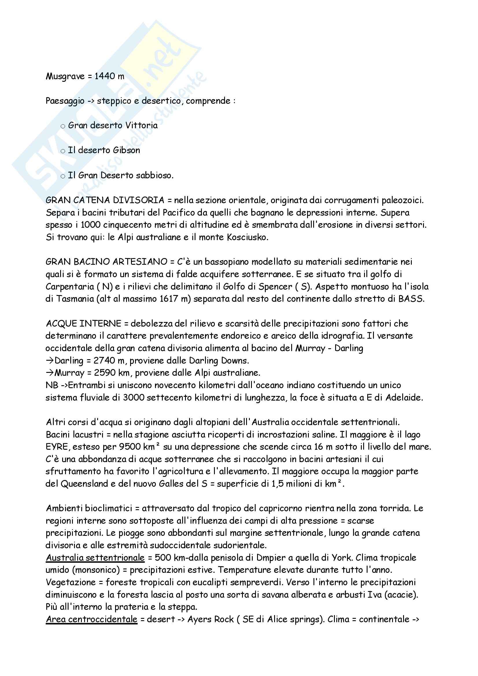 Geografia - Australia Pag. 2