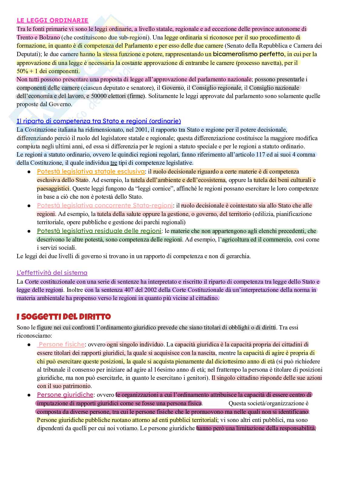 Elementi di diritto dell’ambiente Pag. 16