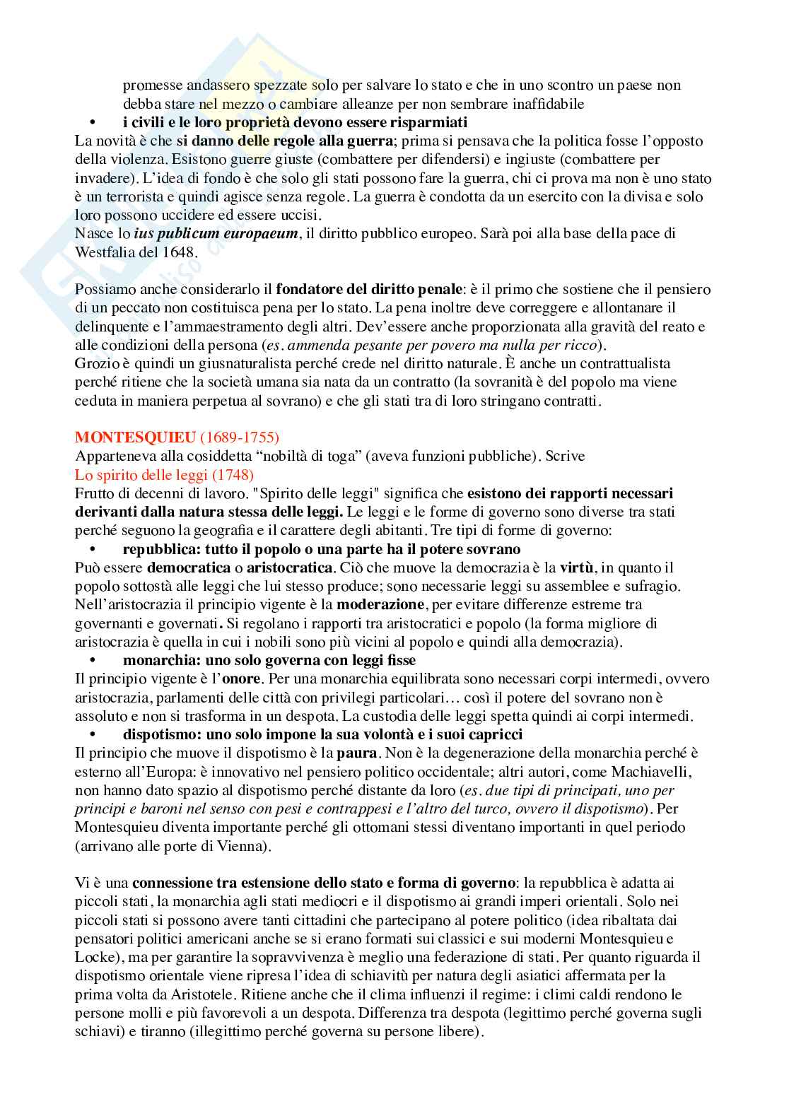 Riassunto esame storia delle dottrine politiche, prof. Giorgini, libro consigliato: la politica e gli stati (Gherardi) Pag. 16