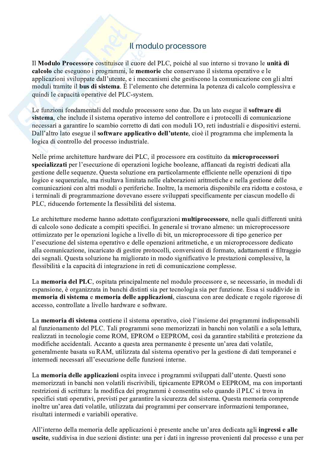 Appunti Tecnologie per l'automazione industriale Pag. 31