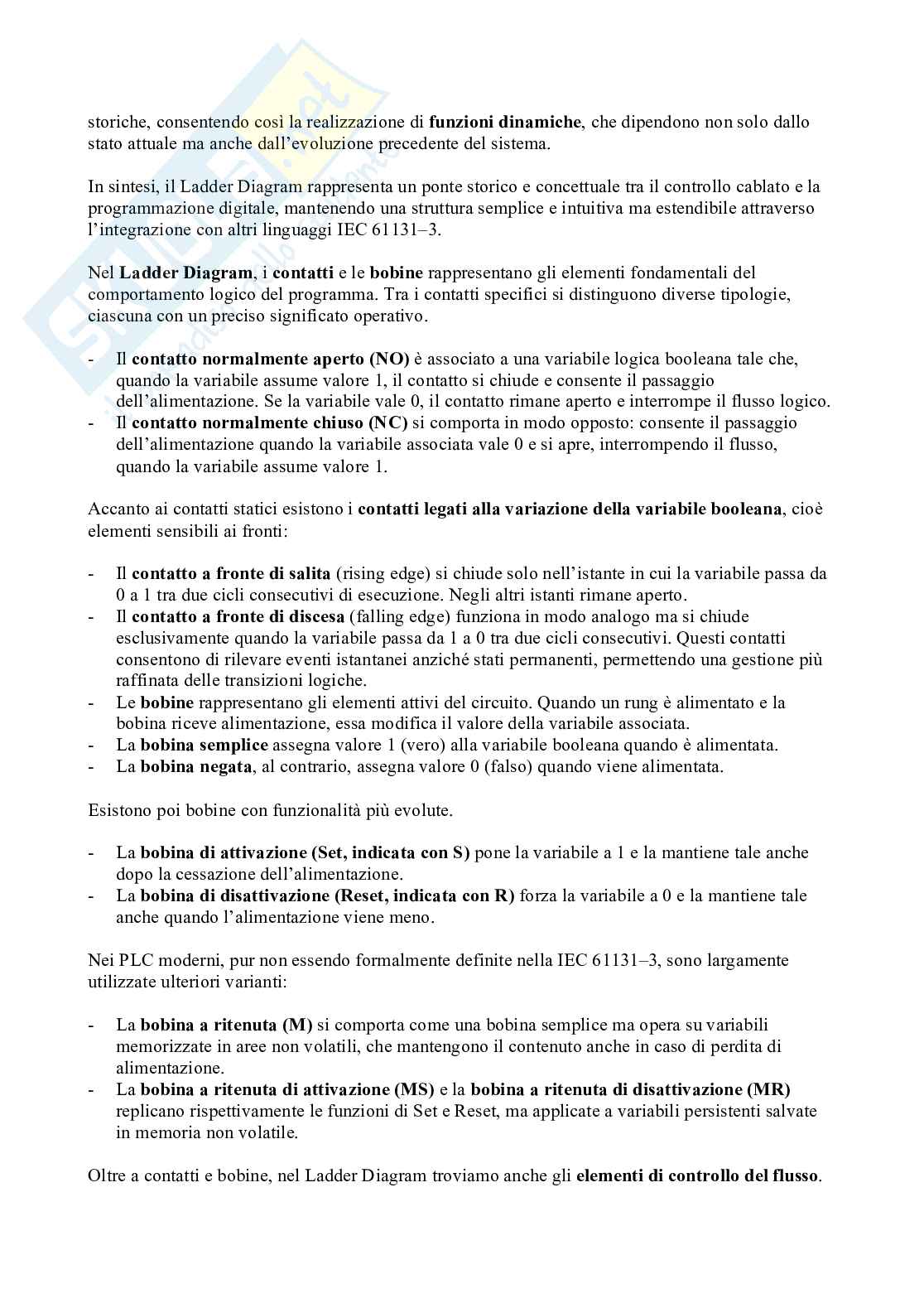 Appunti Tecnologie per l'automazione industriale Pag. 56