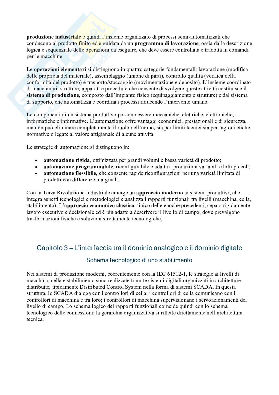 Appunti Tecnologie per l'automazione industriale Pag. 6