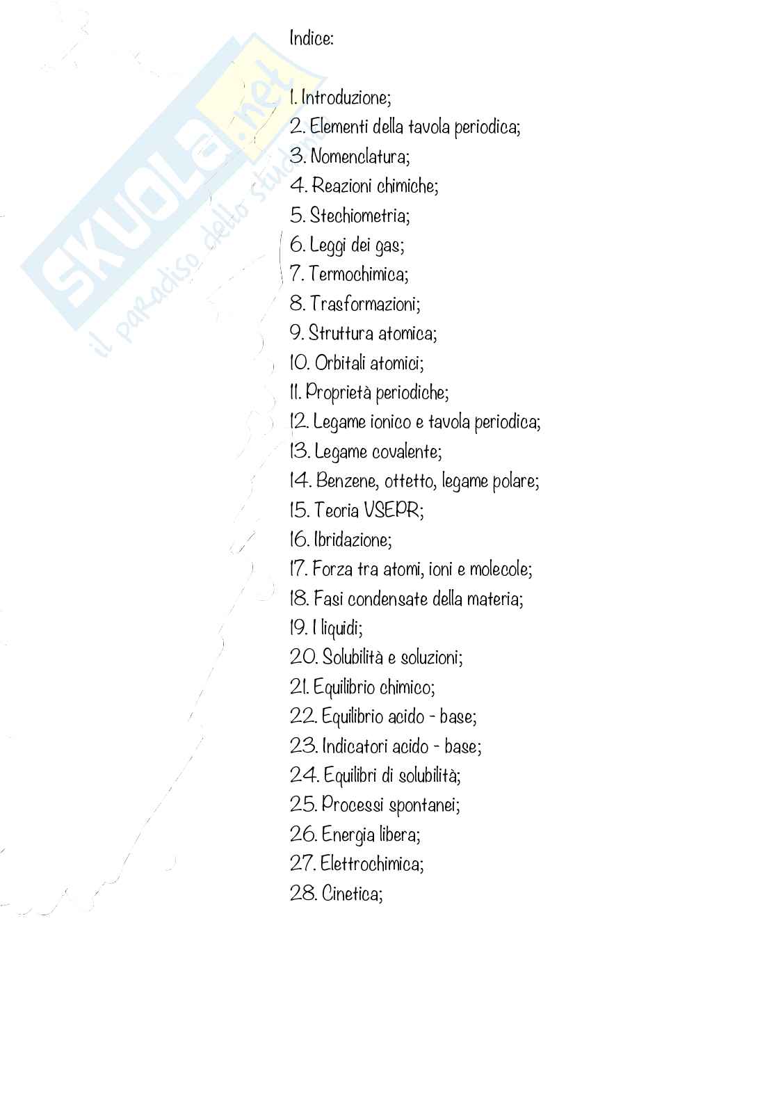 Chimica generale e inorganica, esercitazioni e laboratorio (teoria) Pag. 2