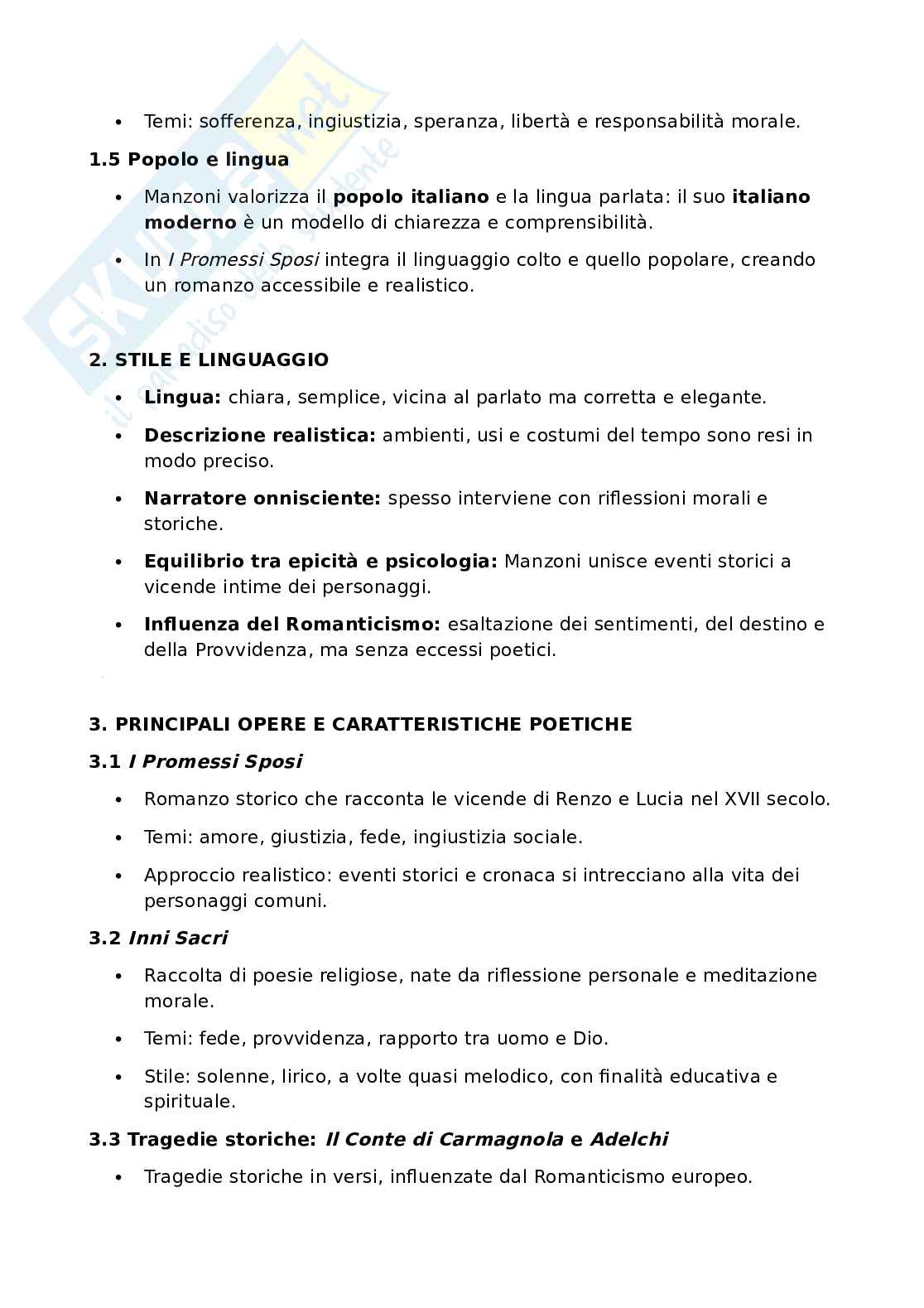 Manzoni e I Promessi Sposi Pag. 2