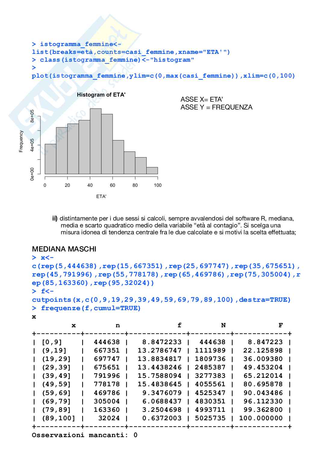 Homework statistica Pag. 11