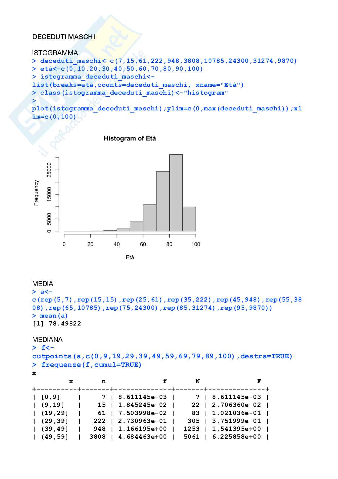 Homework statistica Pag. 16