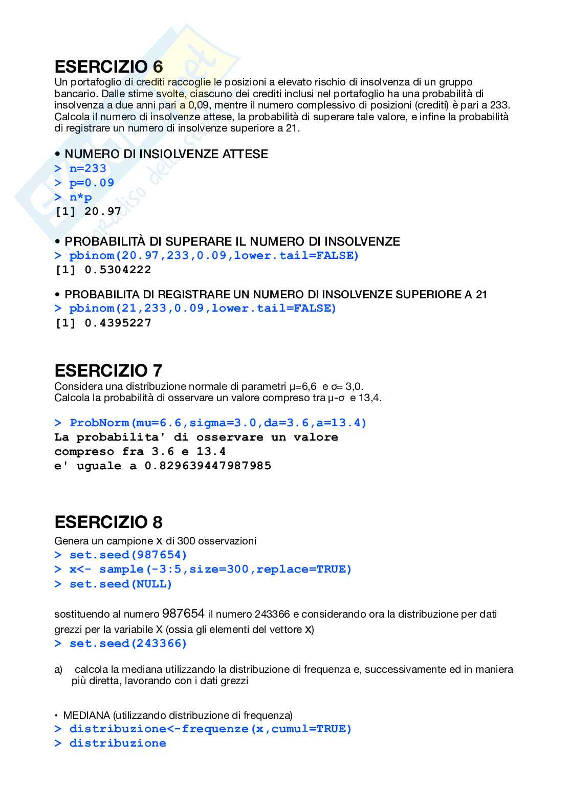 Homework statistica Pag. 6