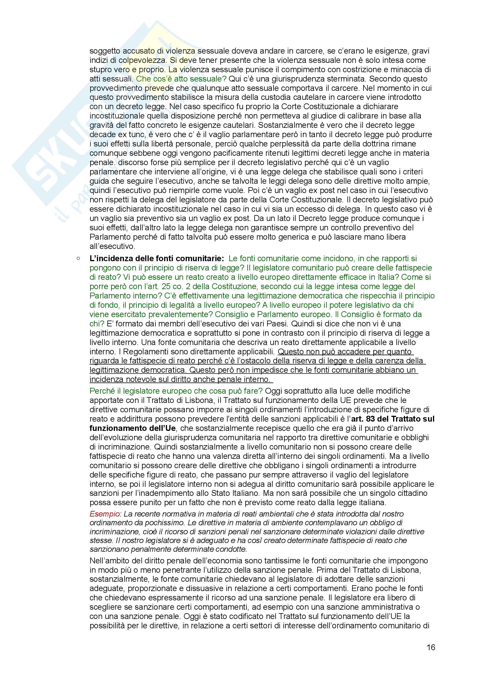 Diritto penale parte generale Pag. 16