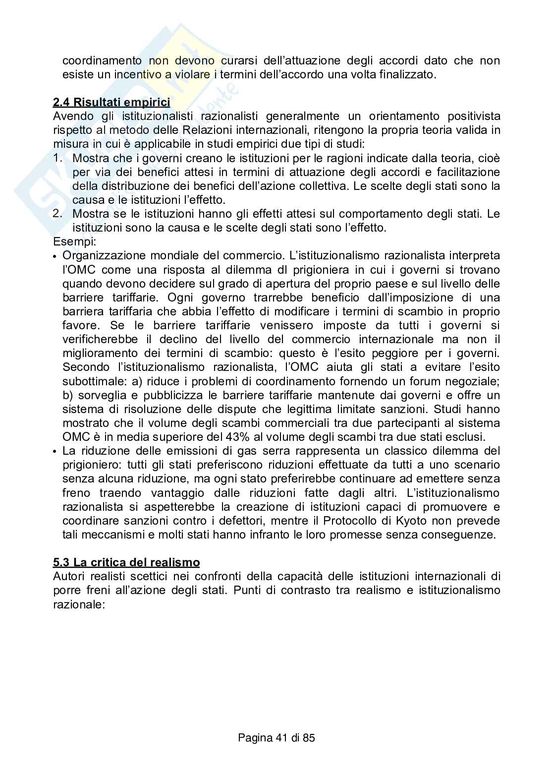 Riassunto esame Relazioni Internazionali, prof. Parsi; libro consigliato Relazioni Internazionali, Andreatta Pag. 41