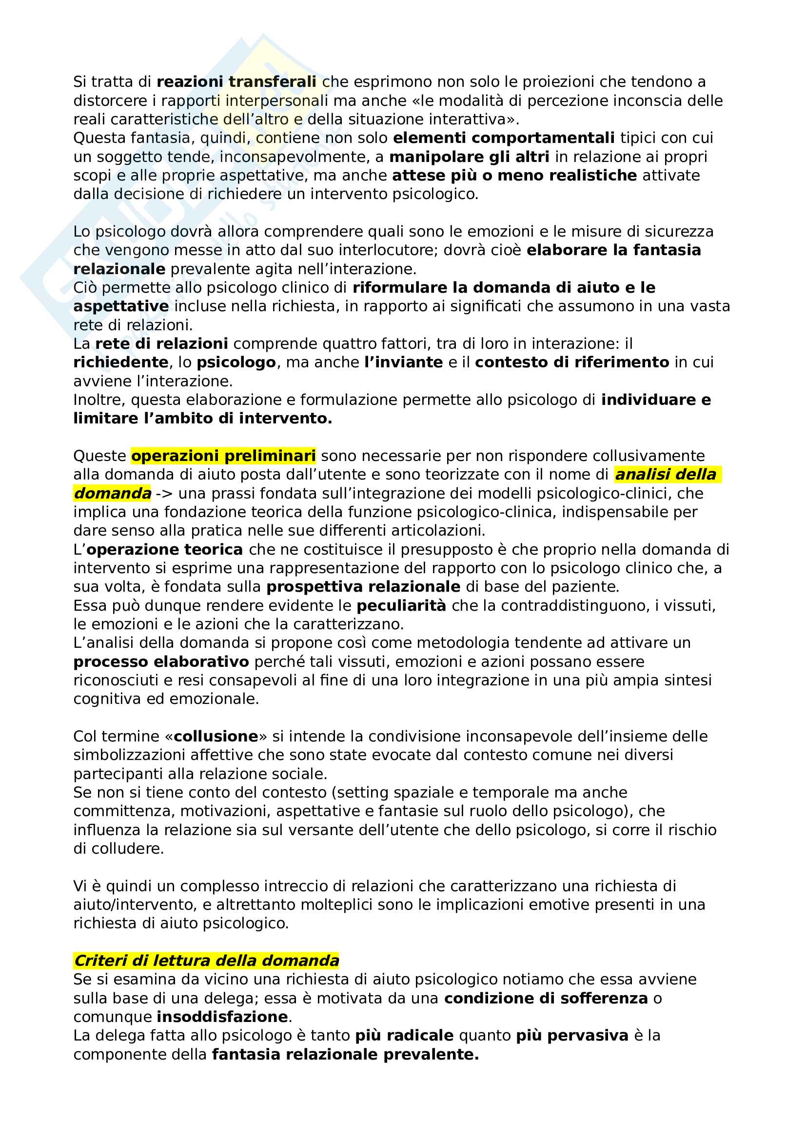 Psicologia clinica Pag. 26