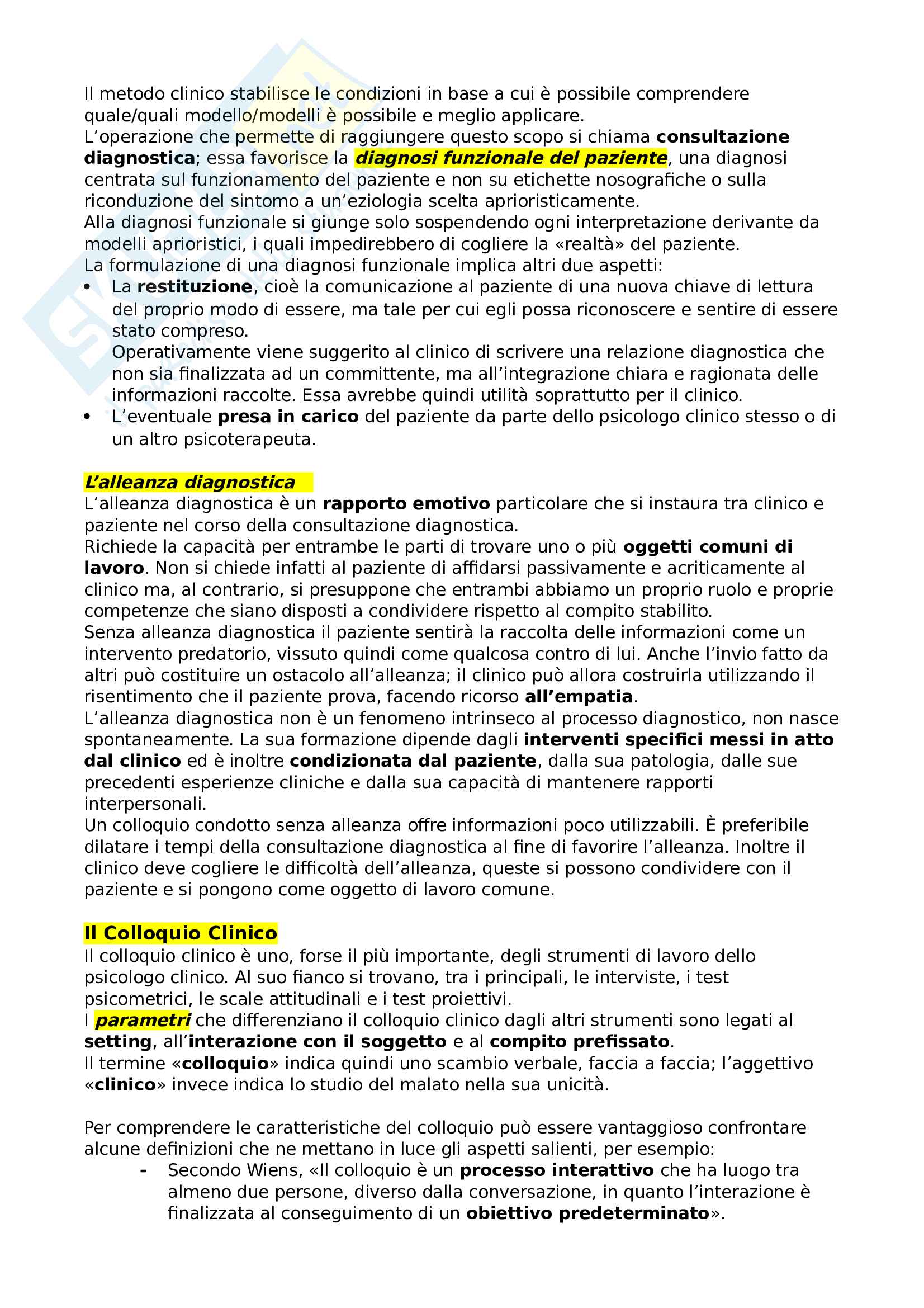 Psicologia clinica Pag. 31