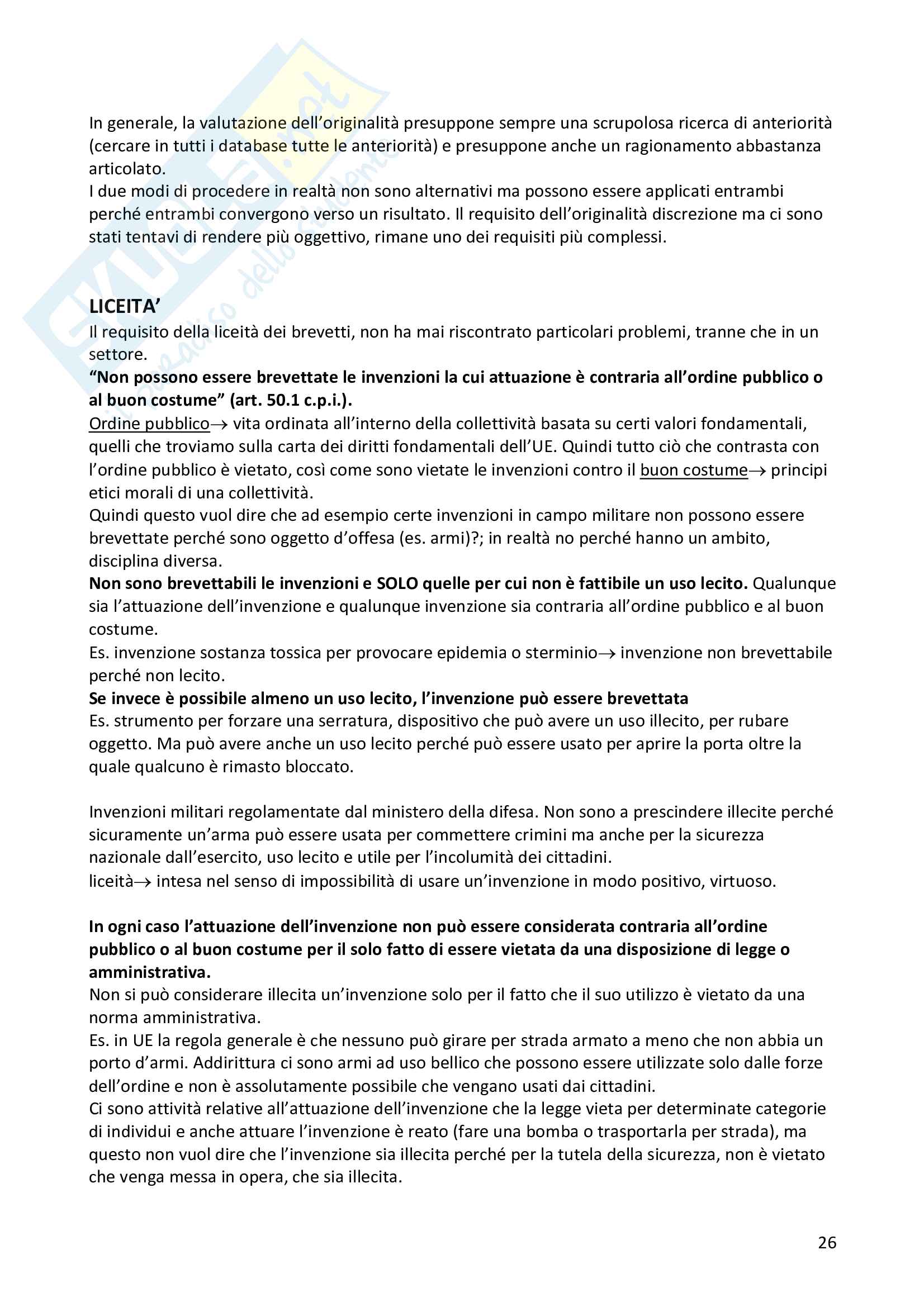 Appunti di Diritto industriale Pag. 26