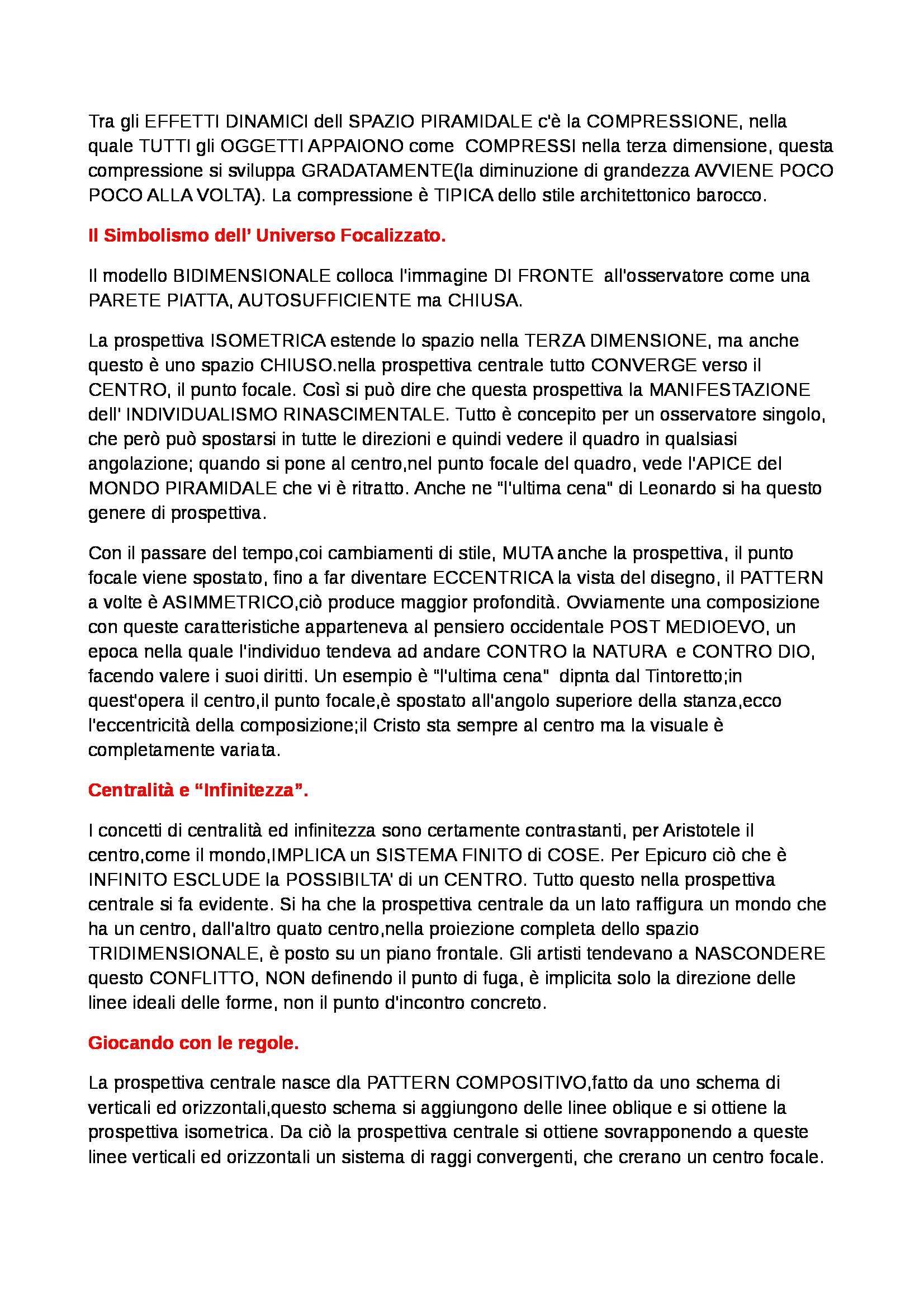 Riassunto esame Percezione e comunicazione visiva, prof. De Michele, libro consigliato Arte e percezione visiva, Arnheim Pag. 6