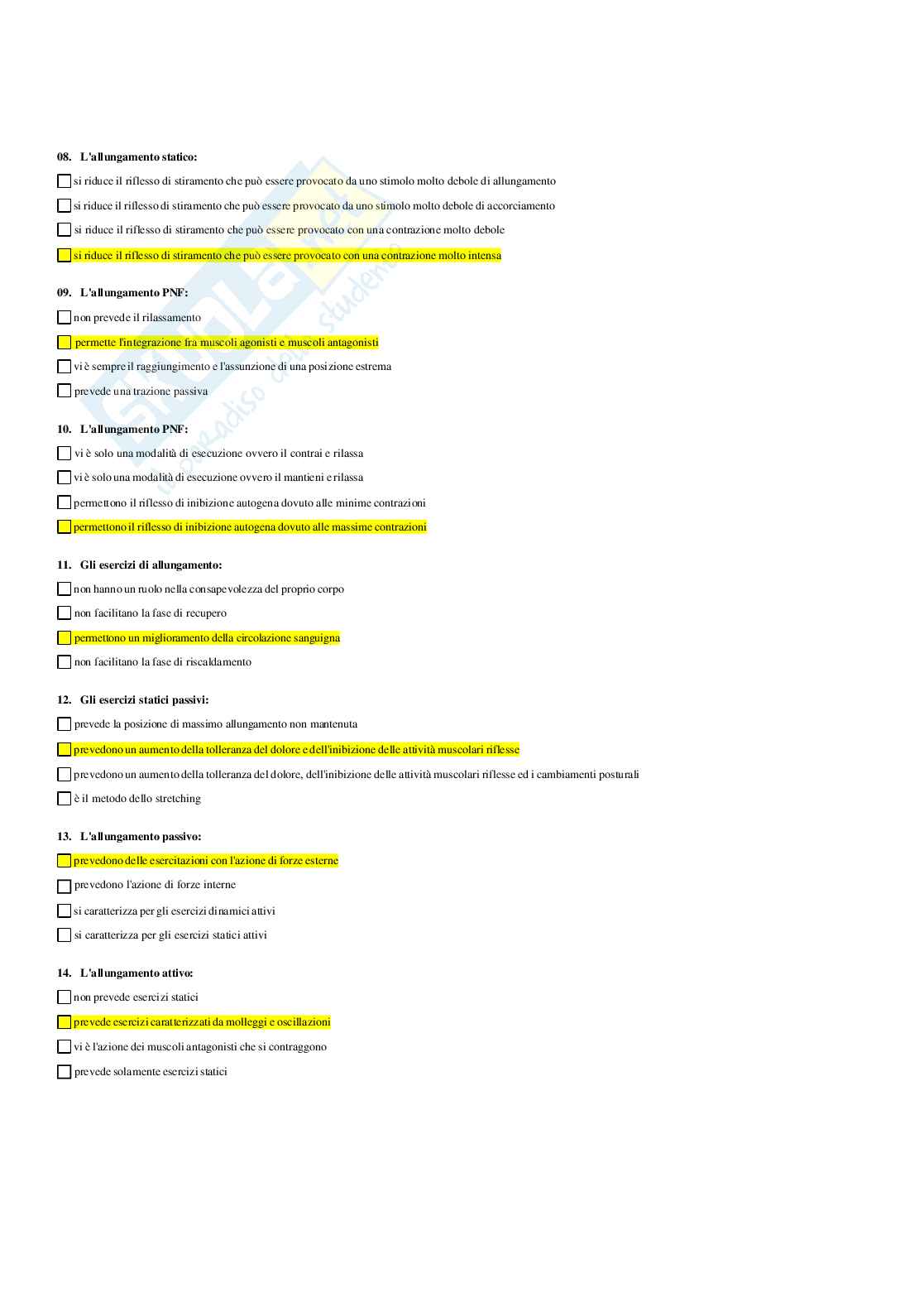 Paniere Didattica degli sport di squadra (2026) - Risposte multiple corrette Pag. 26