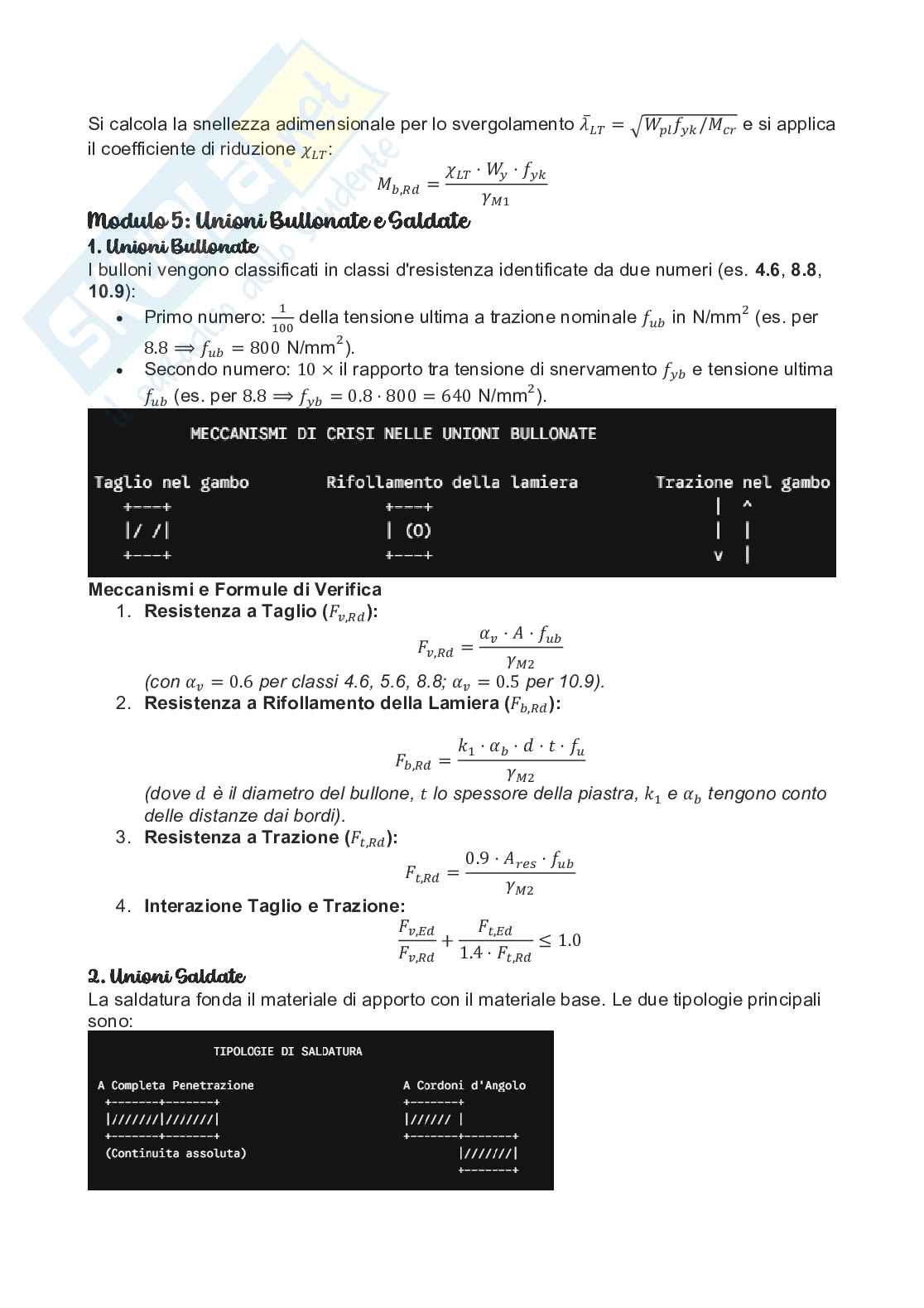 Argomenti di Tecnica delle costruzioni Pag. 31