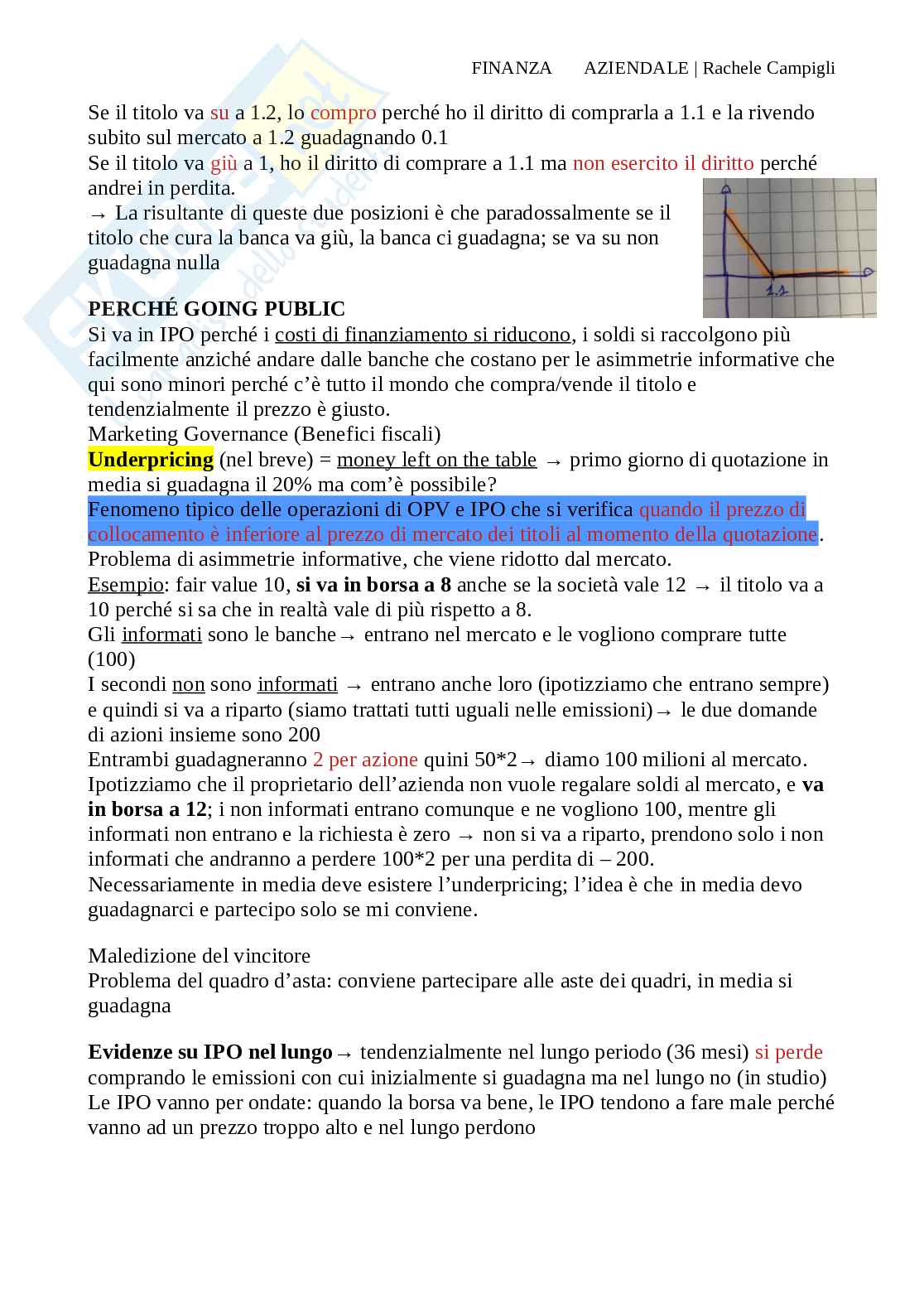 Appunti di Finanza aziendale (CLAMM) Pag. 76