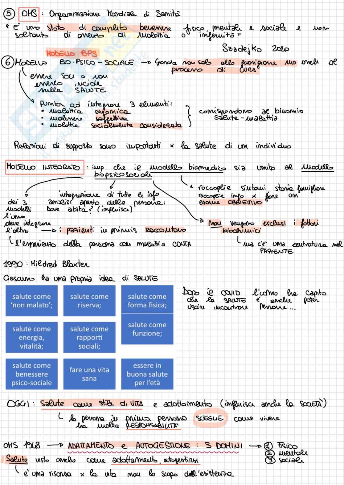 Salute e malattia - Appunti 2026 Pag. 2