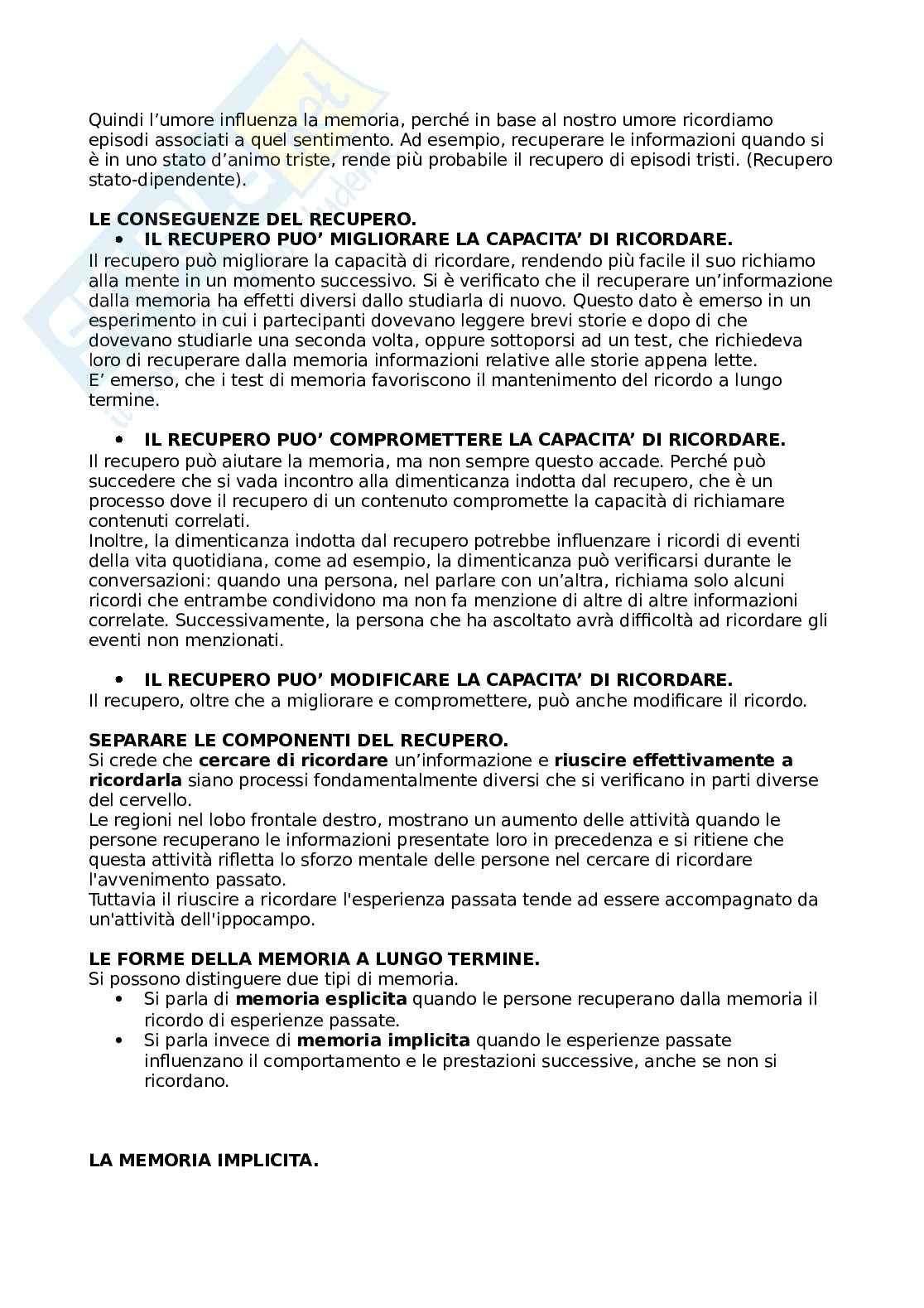 Psicologia generale Pag. 61