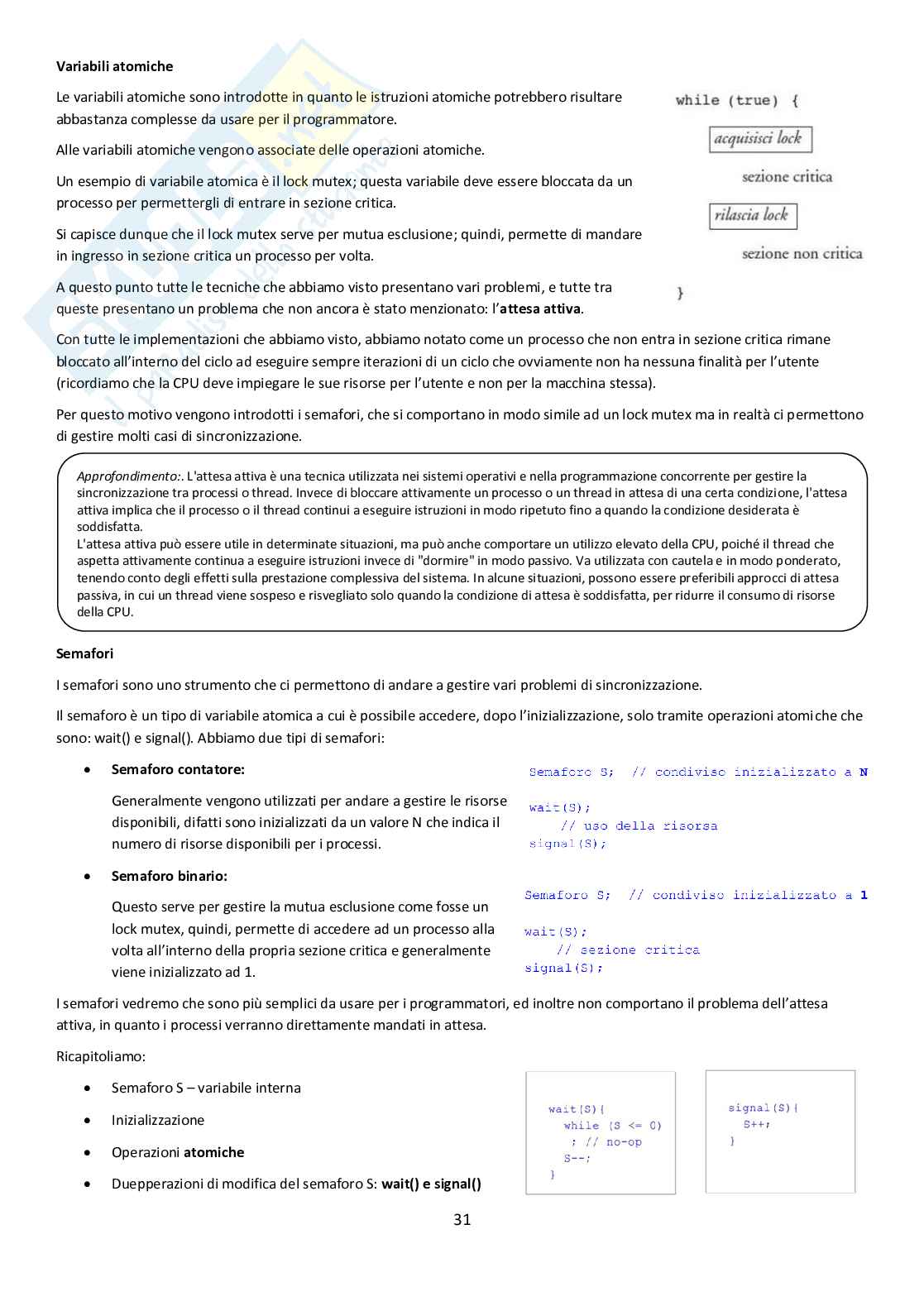 Sistemi operativi - Appunti Pag. 31