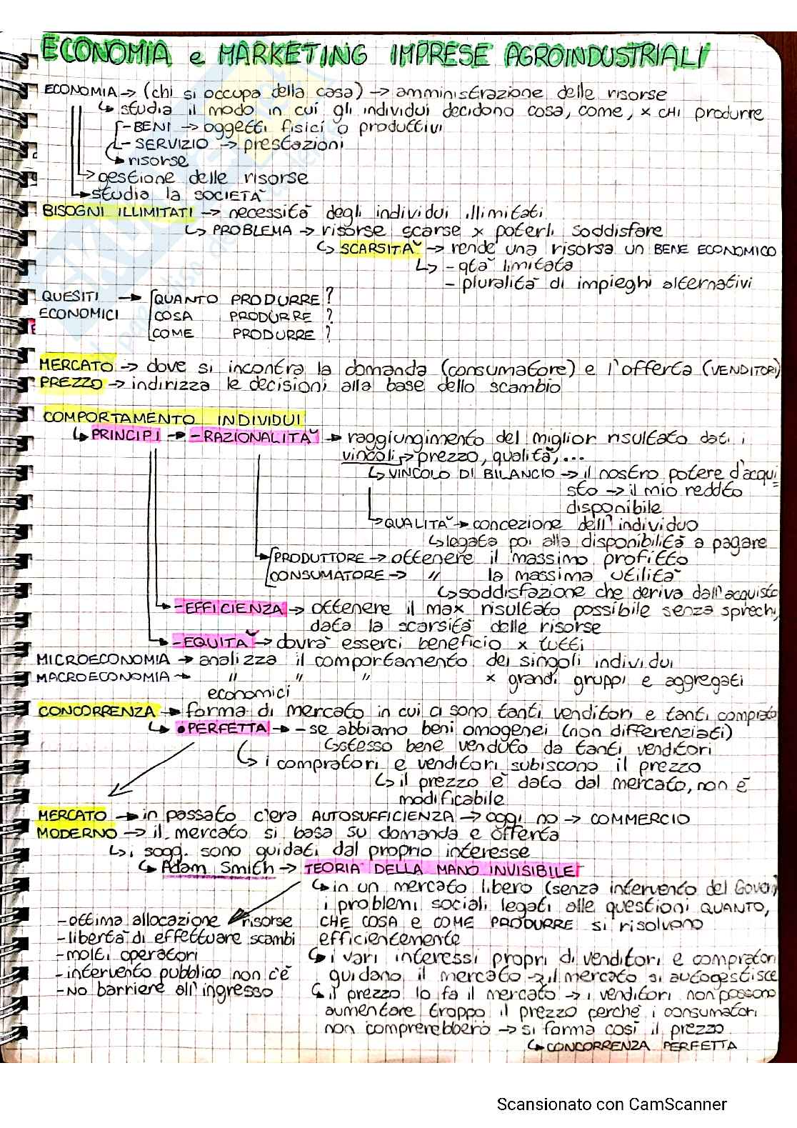 Economia e marketing delle imprese agroindustriali Pag. 1