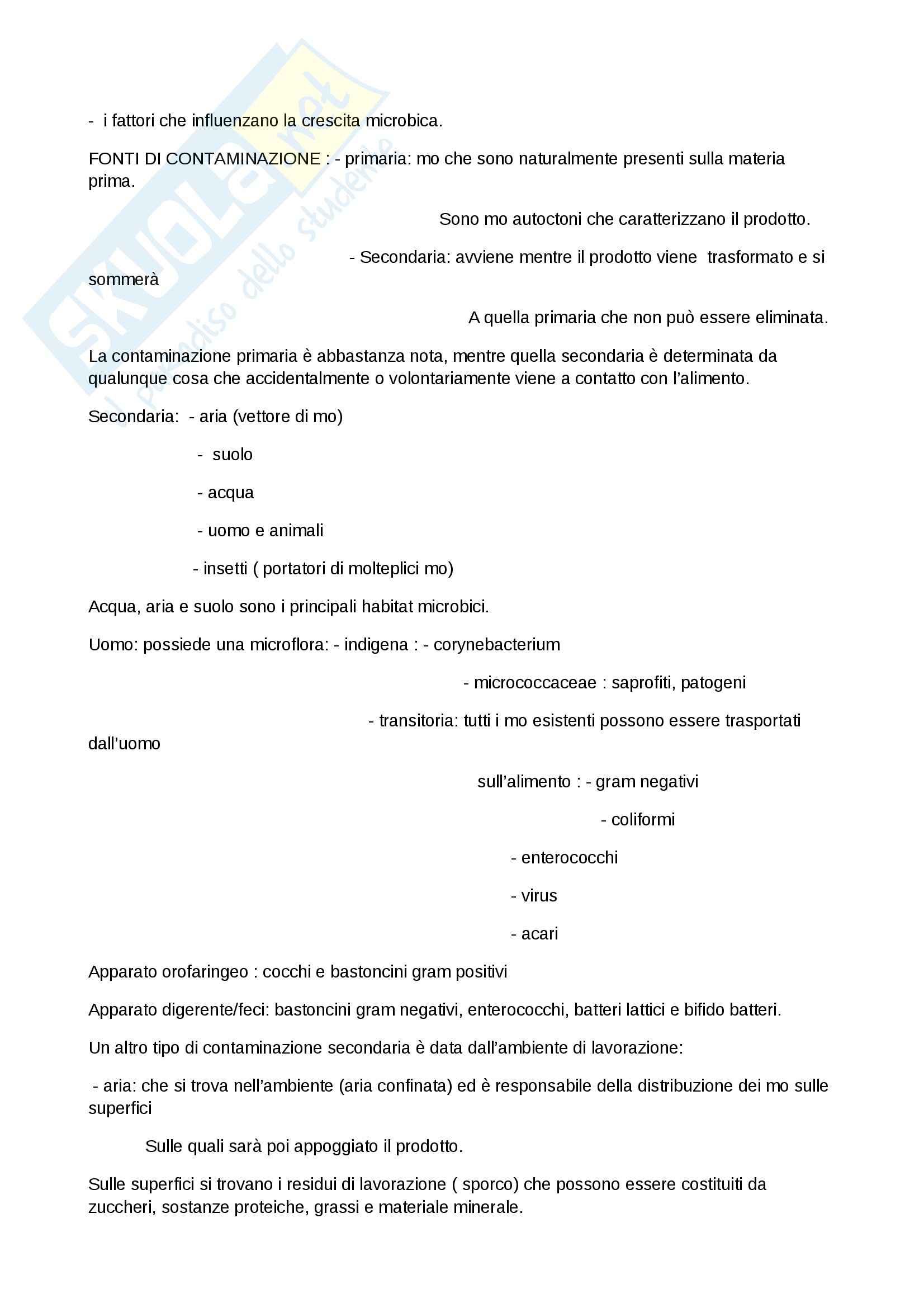 Microbiologia alimentare e industriale - microbiologia alimentare Pag. 2