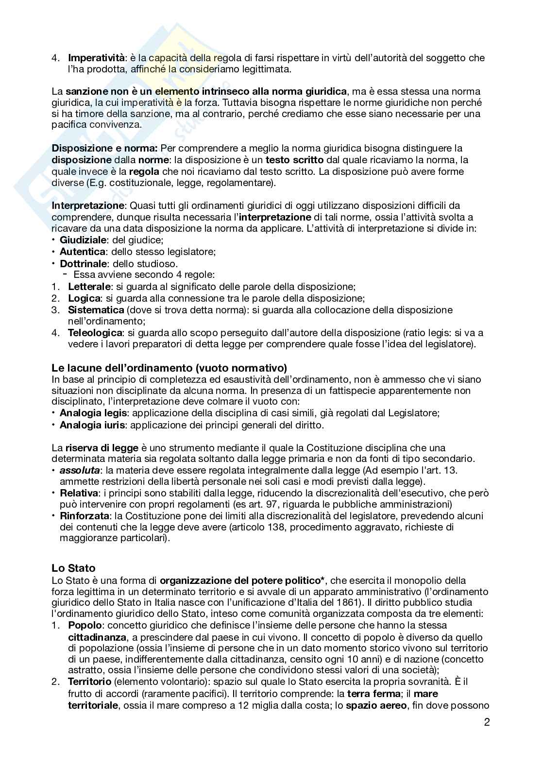 Appunti di Diritto pubblico Pag. 2